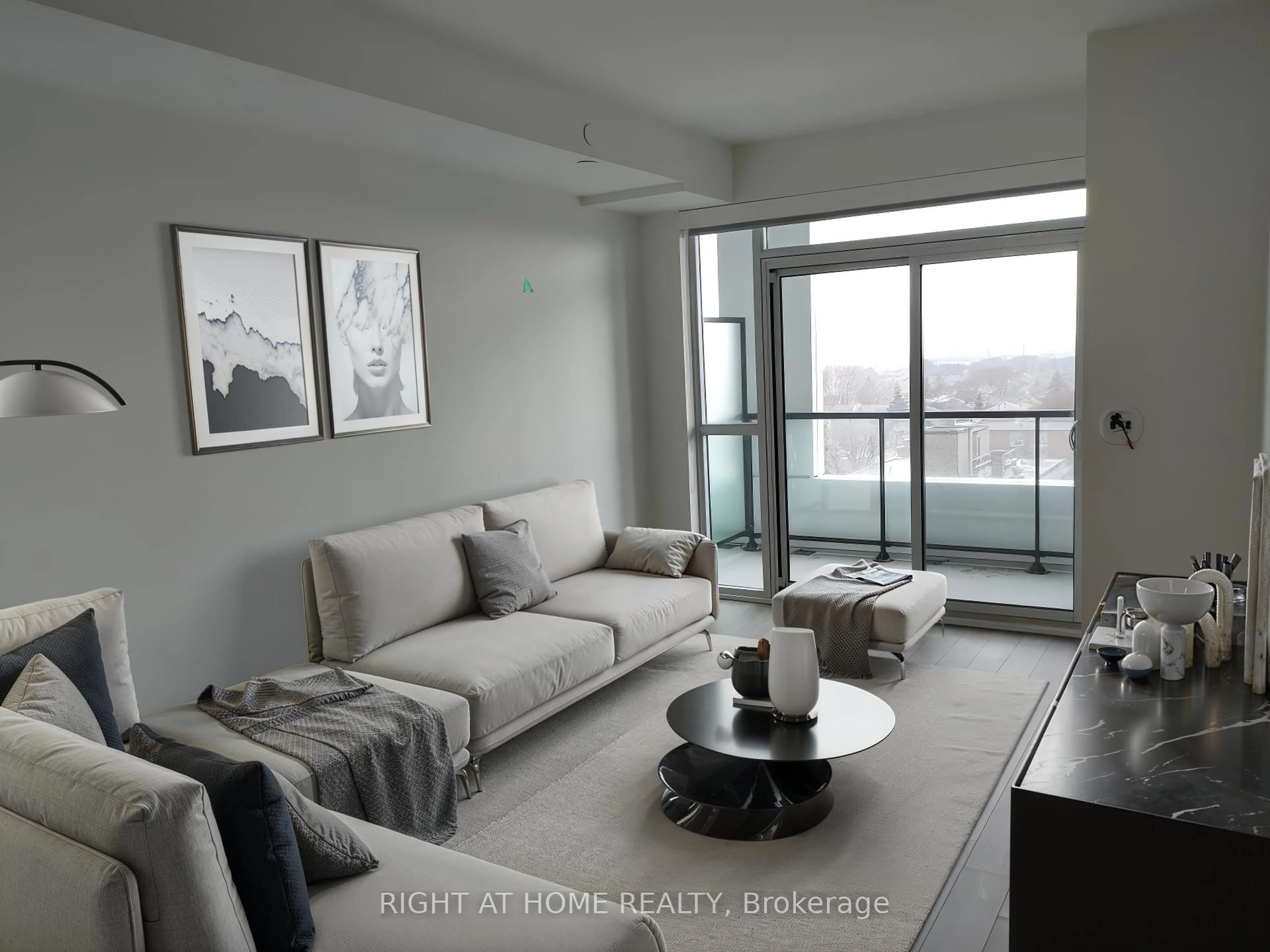Living room with furniture, unknown for 50 George Butchart Dr #625, Toronto Ontario M3K 0C9