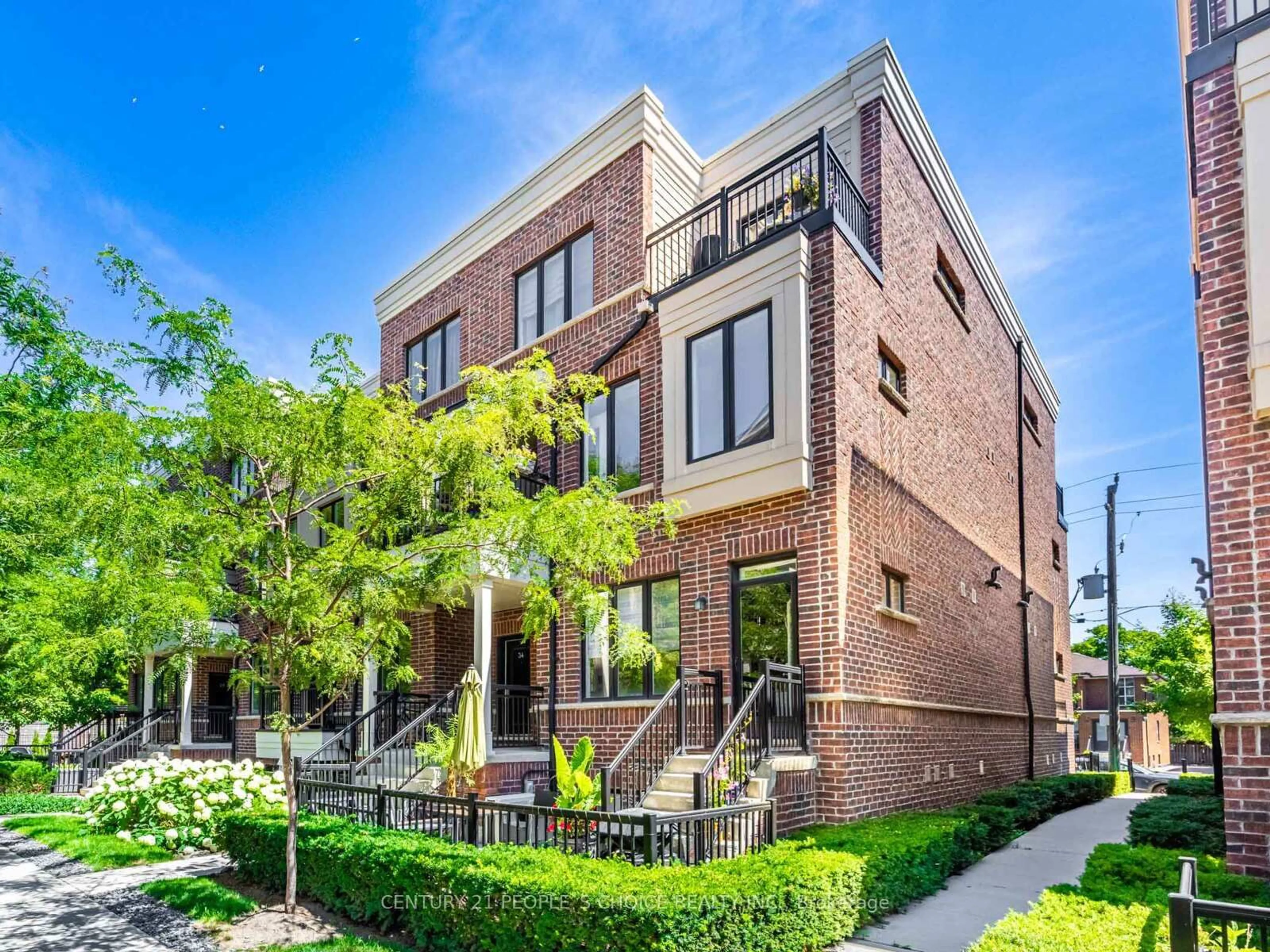 Home with brick exterior material, street for 120 Twenty Fourth St #32, Toronto Ontario M8V 0B9