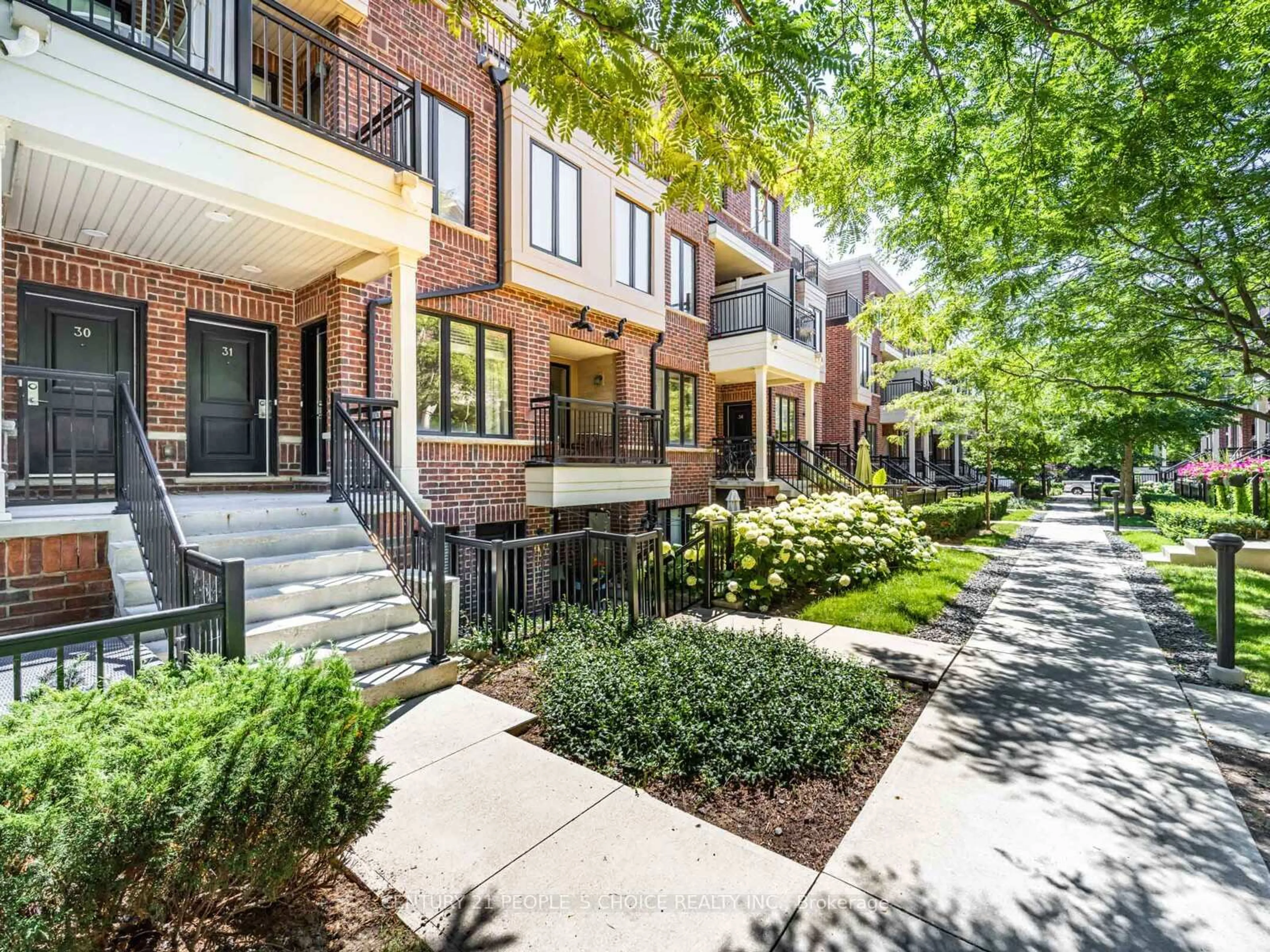 Home with brick exterior material, street for 120 Twenty Fourth St #32, Toronto Ontario M8V 0B9