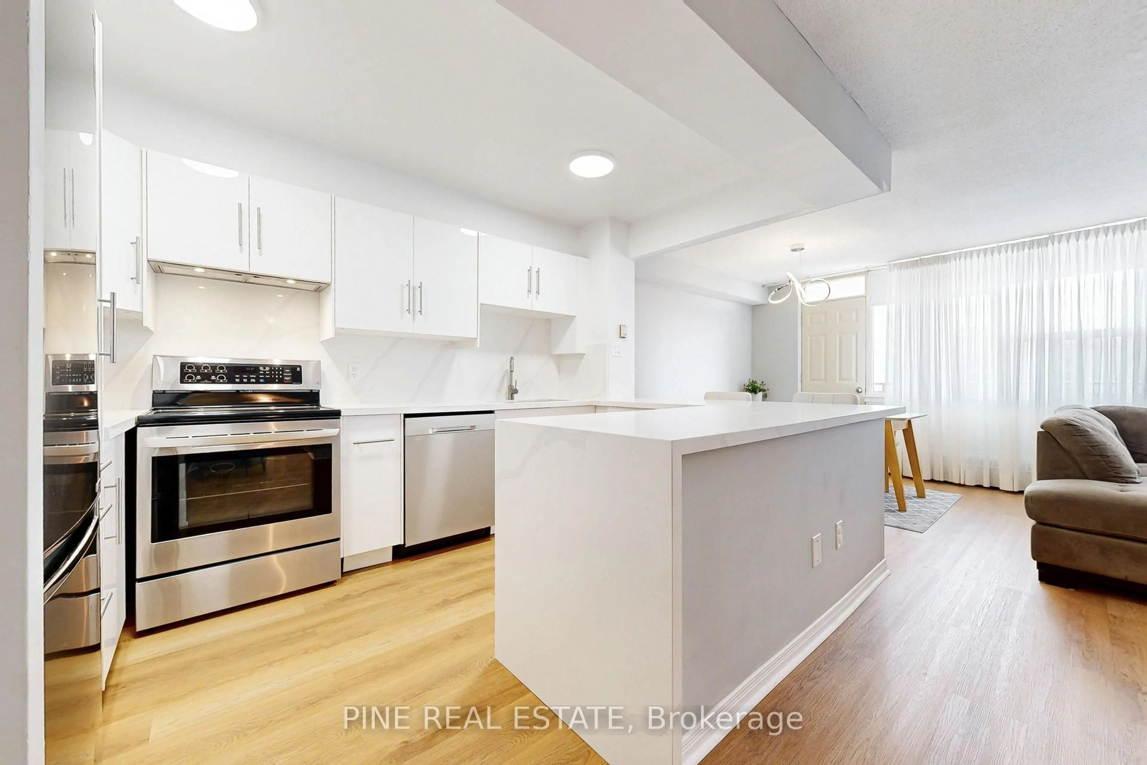 Open concept kitchen, unknown for 155 Marlee Ave #2307, Toronto Ontario M6B 4B5