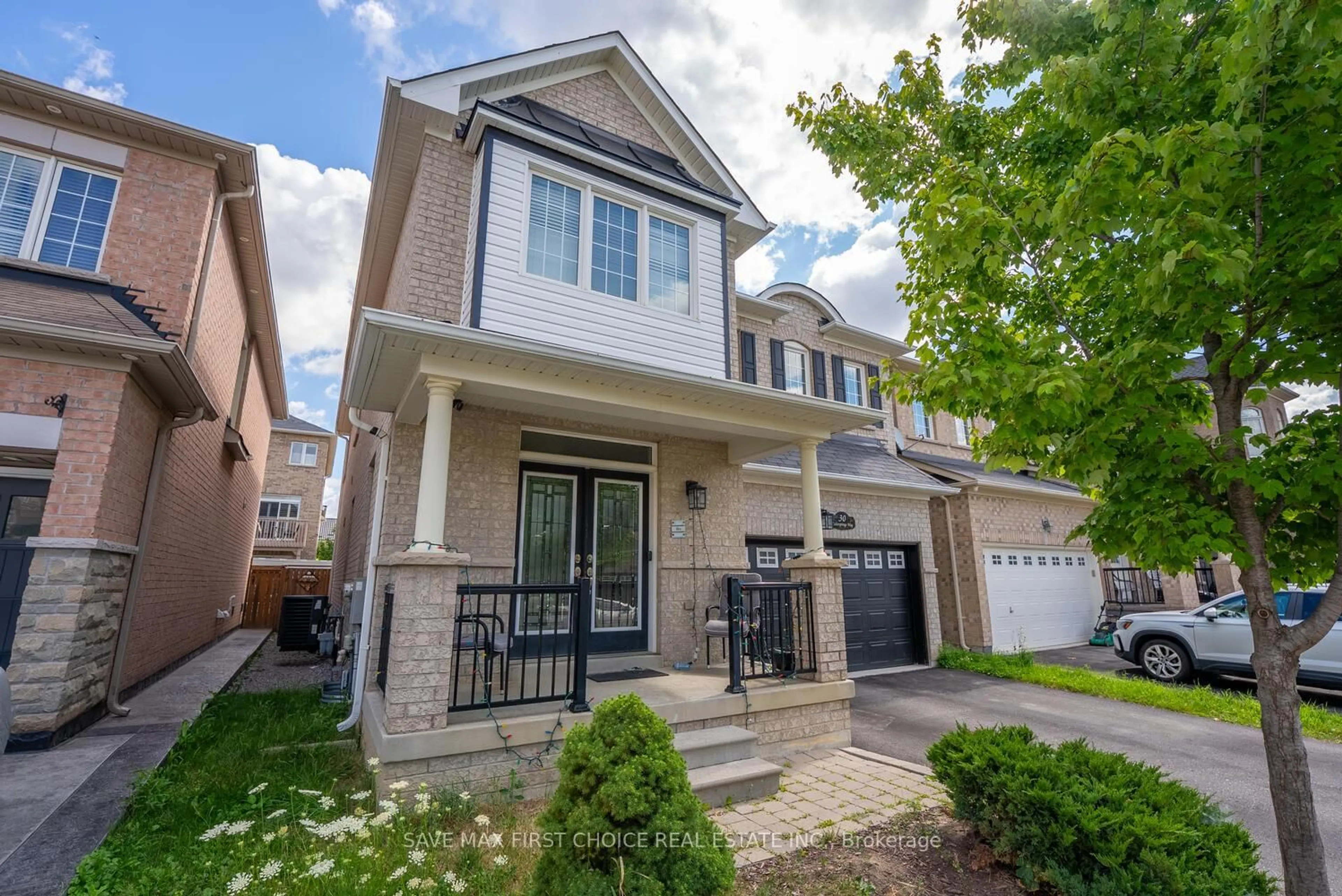 Home with brick exterior material, street for 30 Cedarsprings Way, Brampton Ontario L6R 0Y2