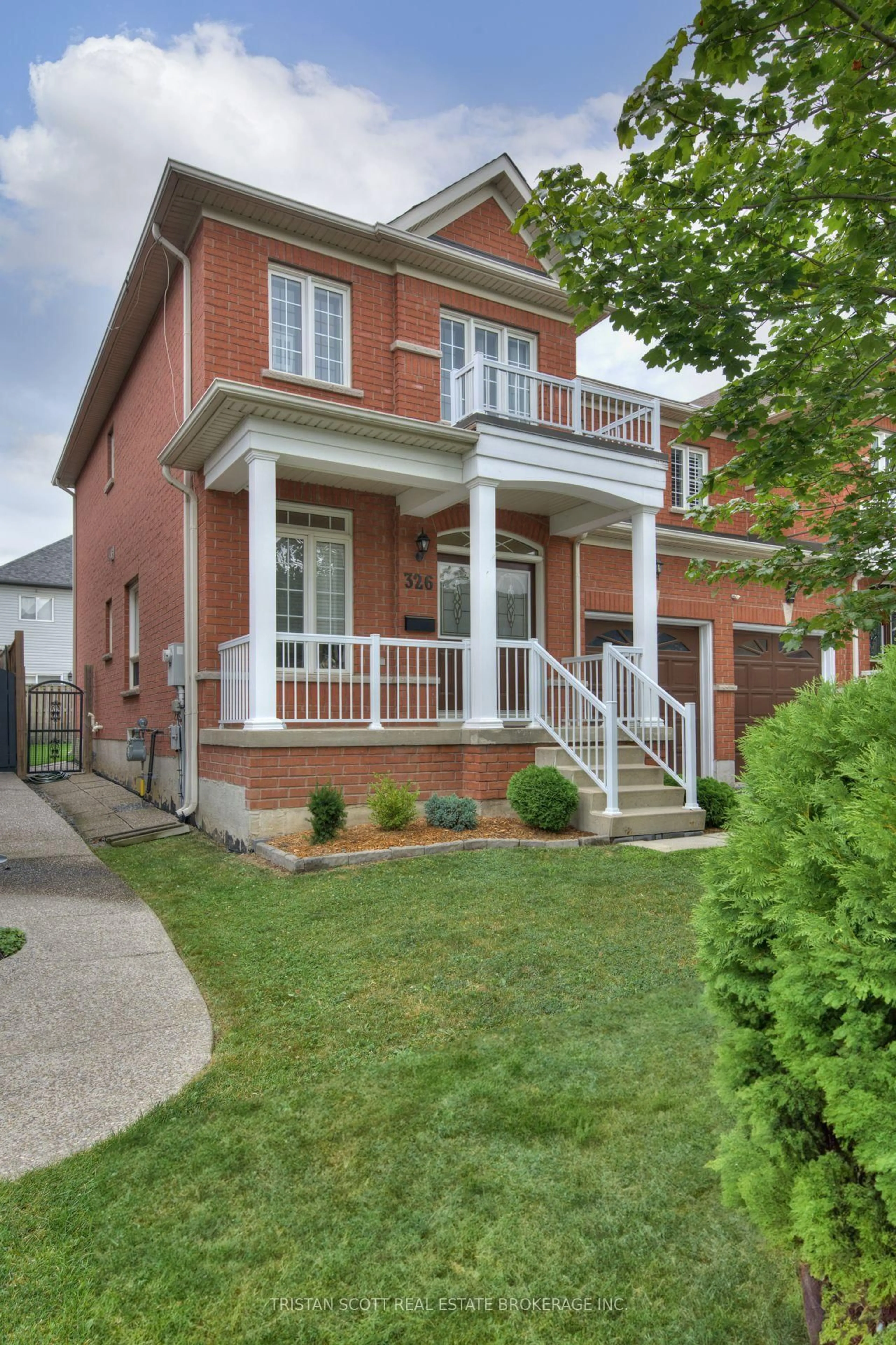 Home with brick exterior material, street for 326 Racey Tr, Milton Ontario L9T 0B2