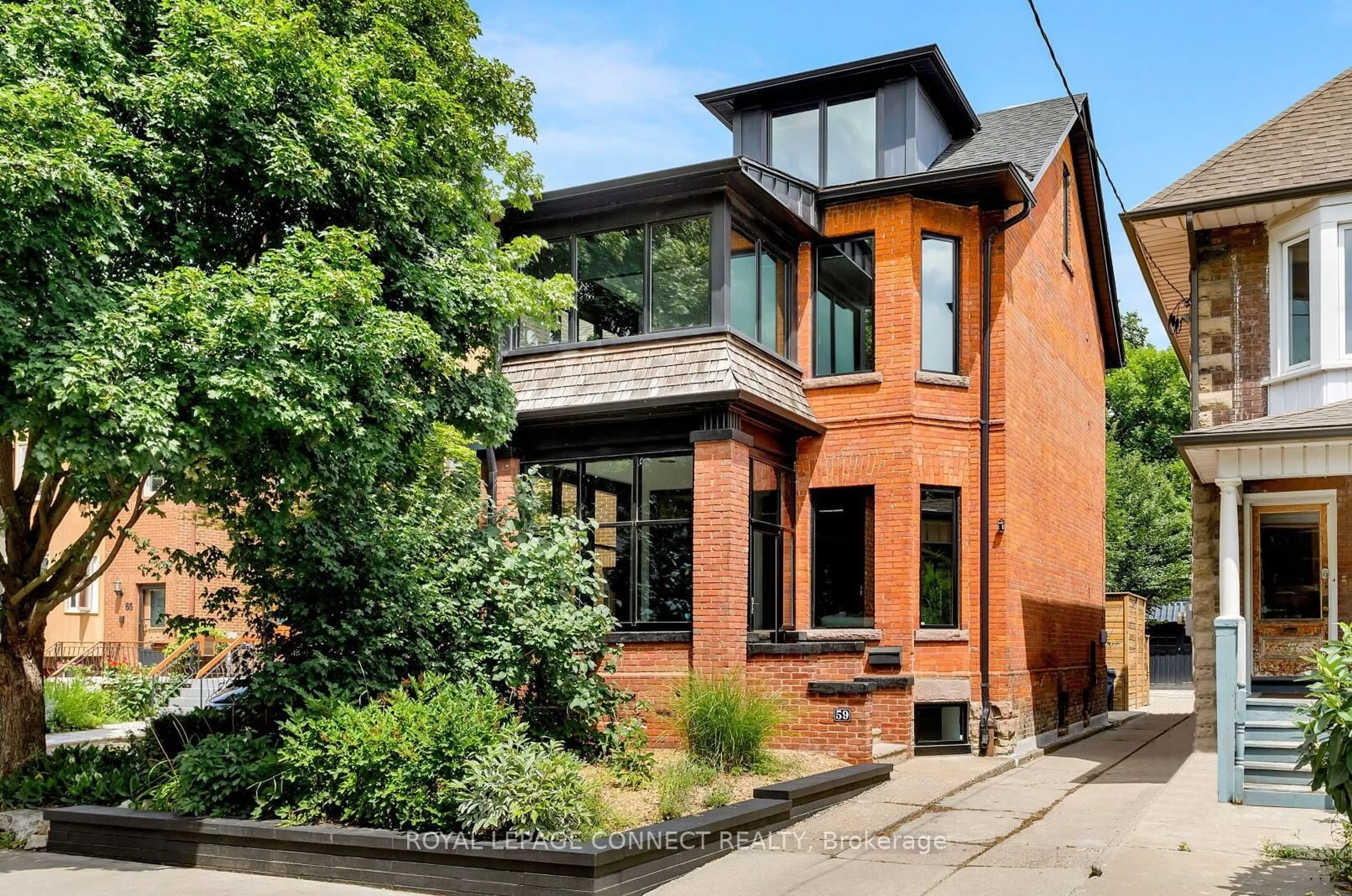 Home with brick exterior material, street for 59 Fuller Ave, Toronto Ontario M6R 2C4