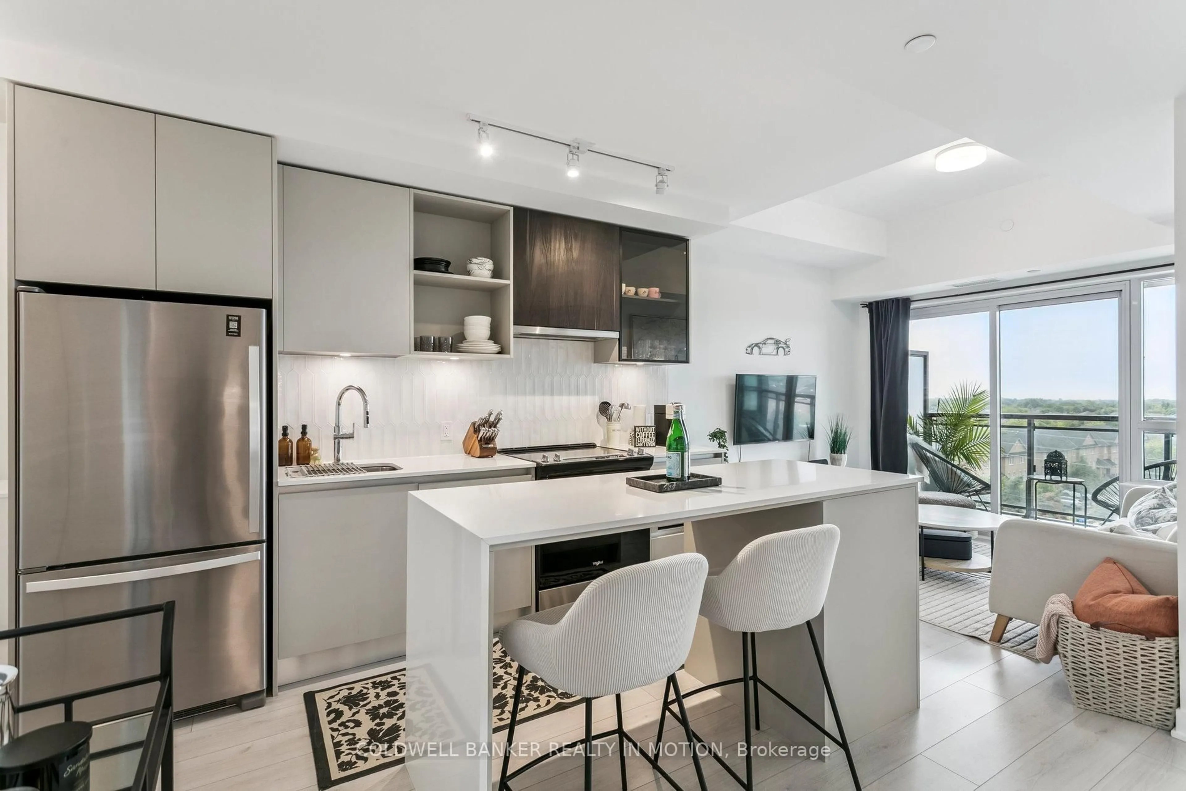 Open concept kitchen, unknown for 395 Dundas St #509, Oakville Ontario L6M 4M2
