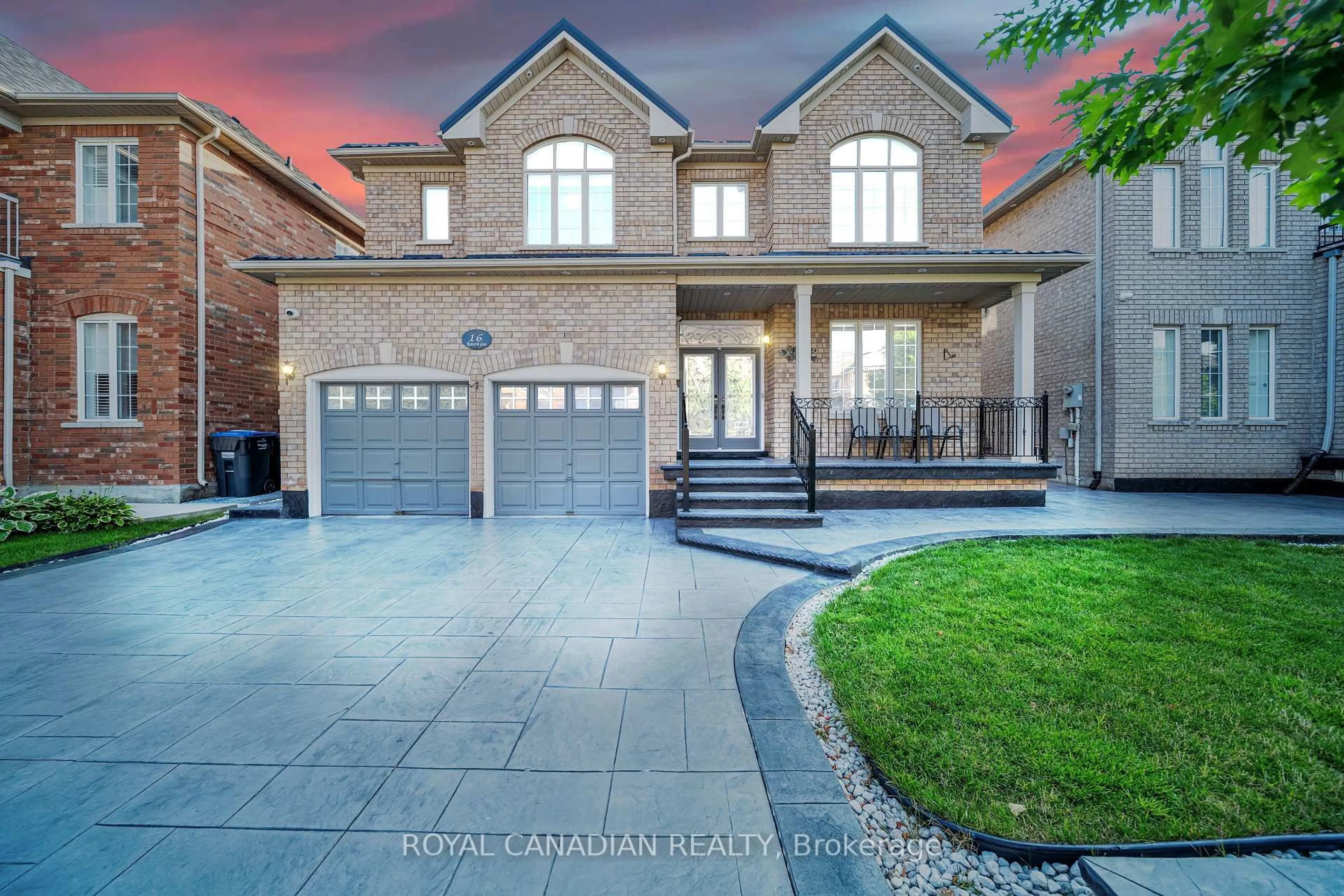Home with brick exterior material, street for 16 Redearth Gate, Brampton Ontario L6P 2L3