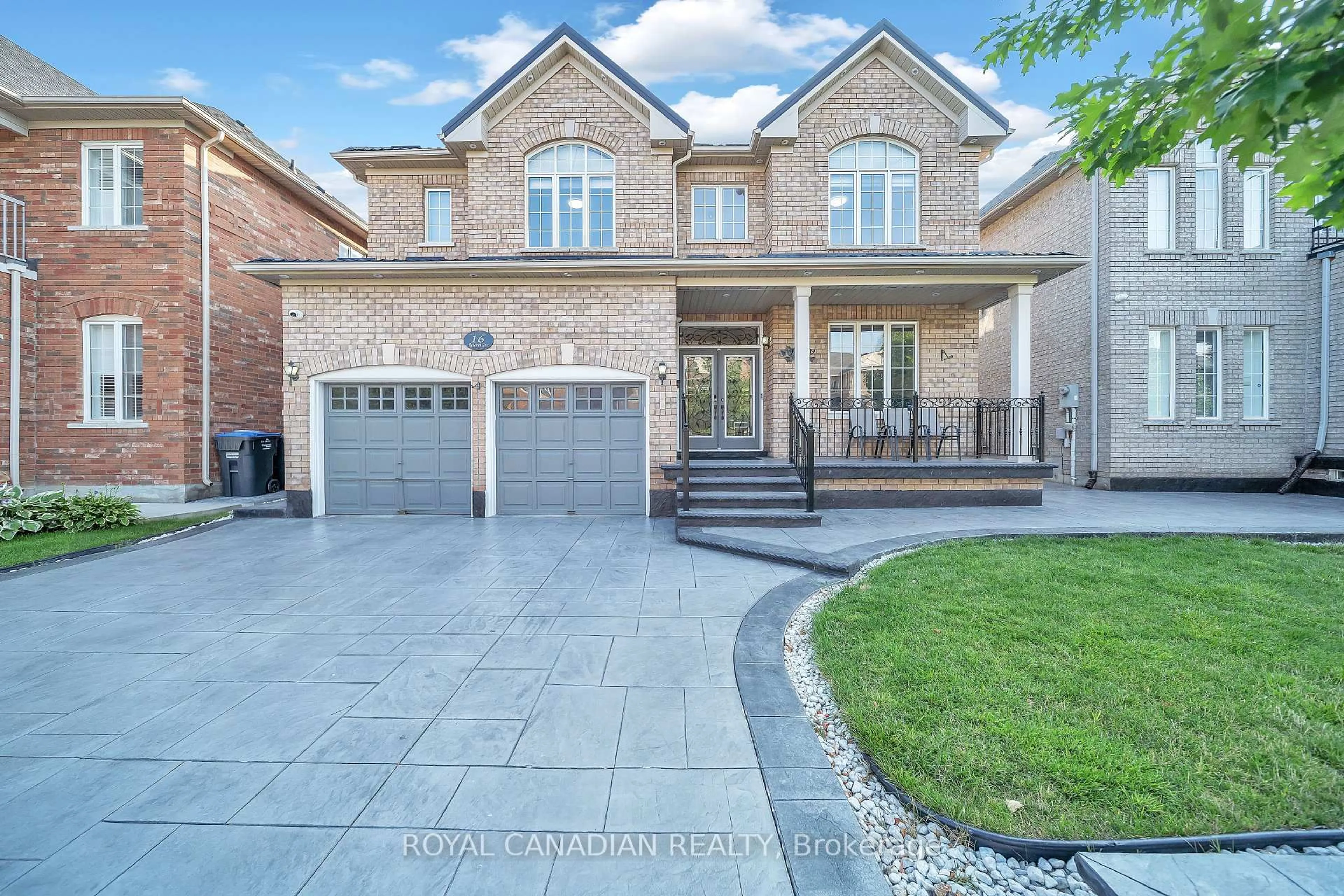 Home with brick exterior material, street for 16 Redearth Gate, Brampton Ontario L6P 2L3
