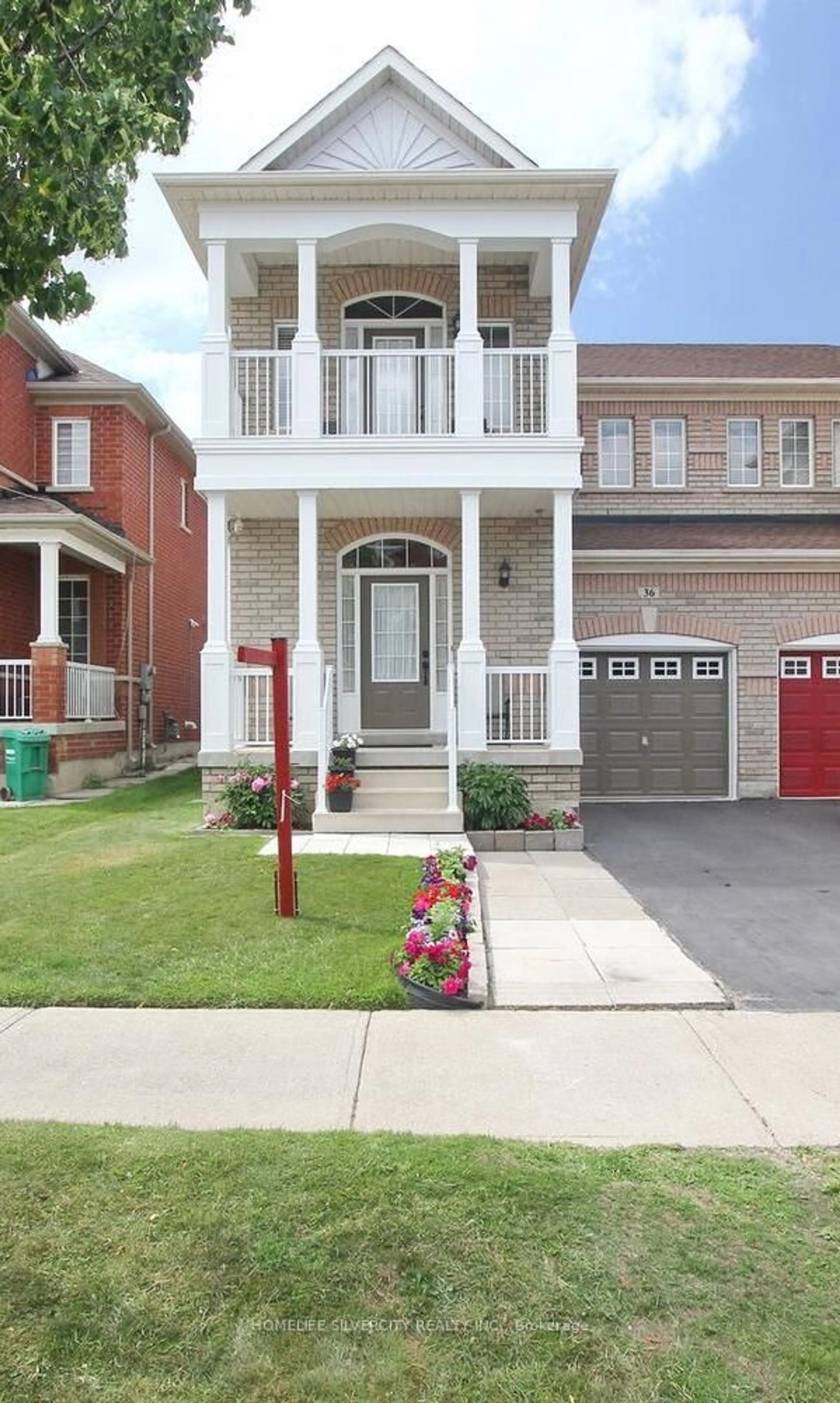 Home with brick exterior material, street for 36 Vincent St, Brampton Ontario L6R 0G8