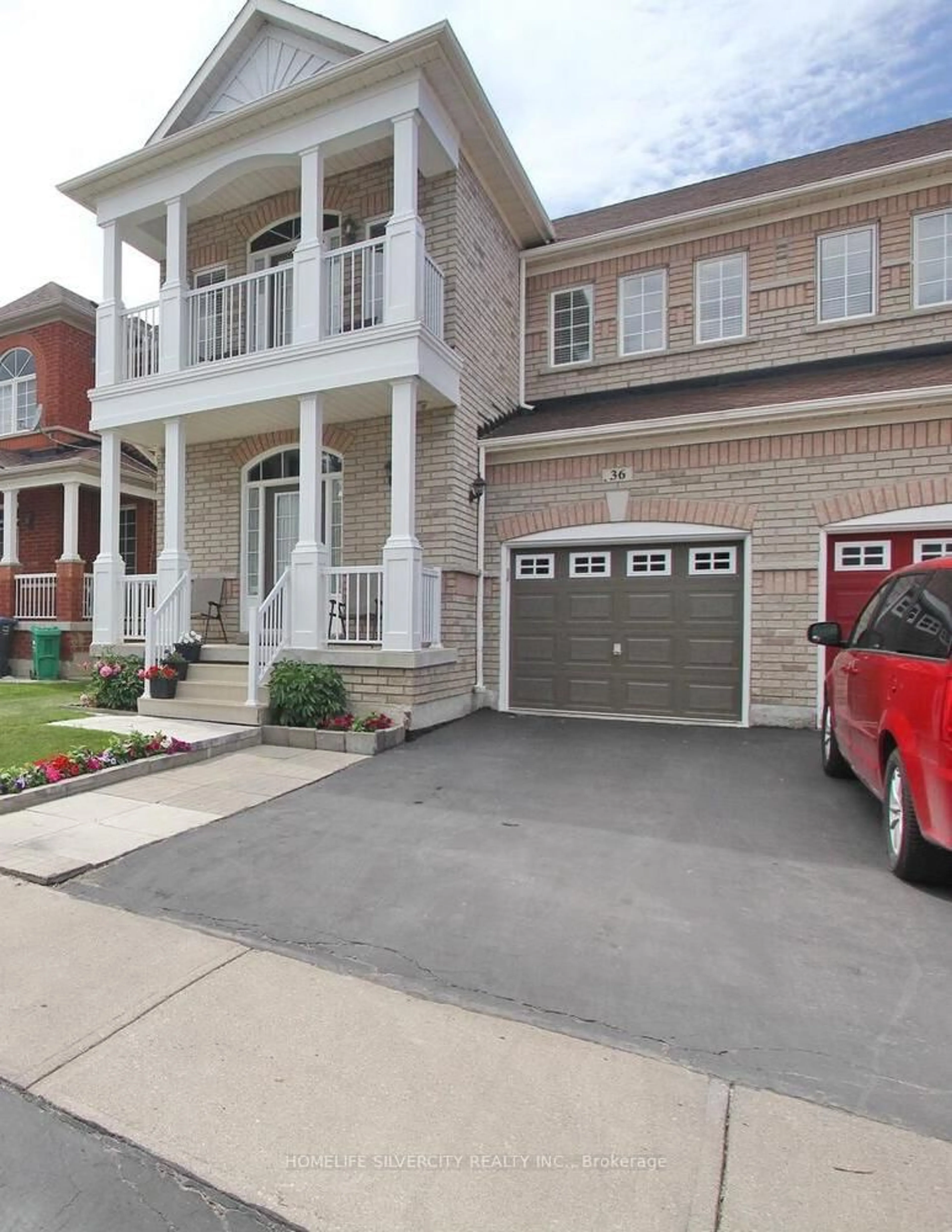 Home with brick exterior material, street for 36 Vincent St, Brampton Ontario L6R 0G8