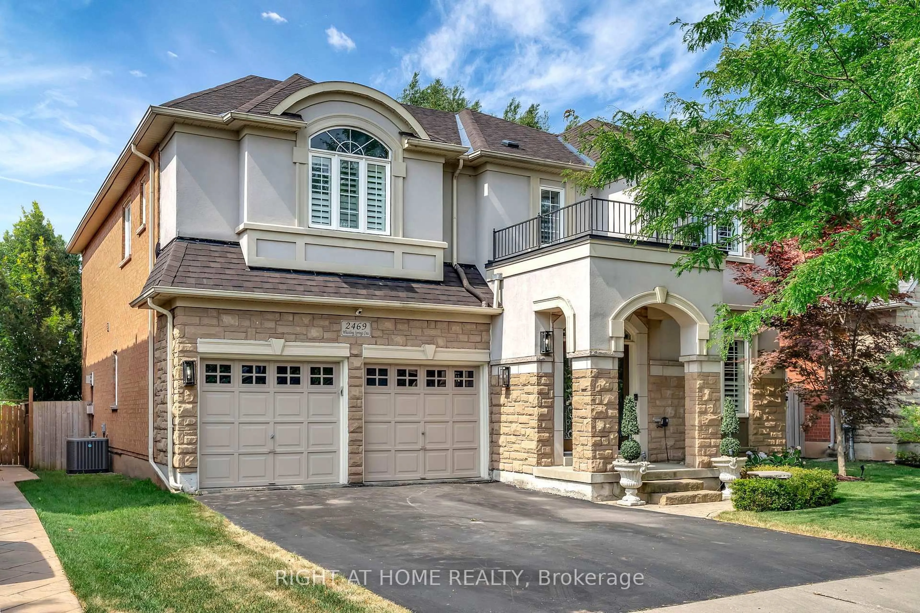 Home with brick exterior material, street for 2469 Whistling Springs Cres, Oakville Ontario L6M 5G3