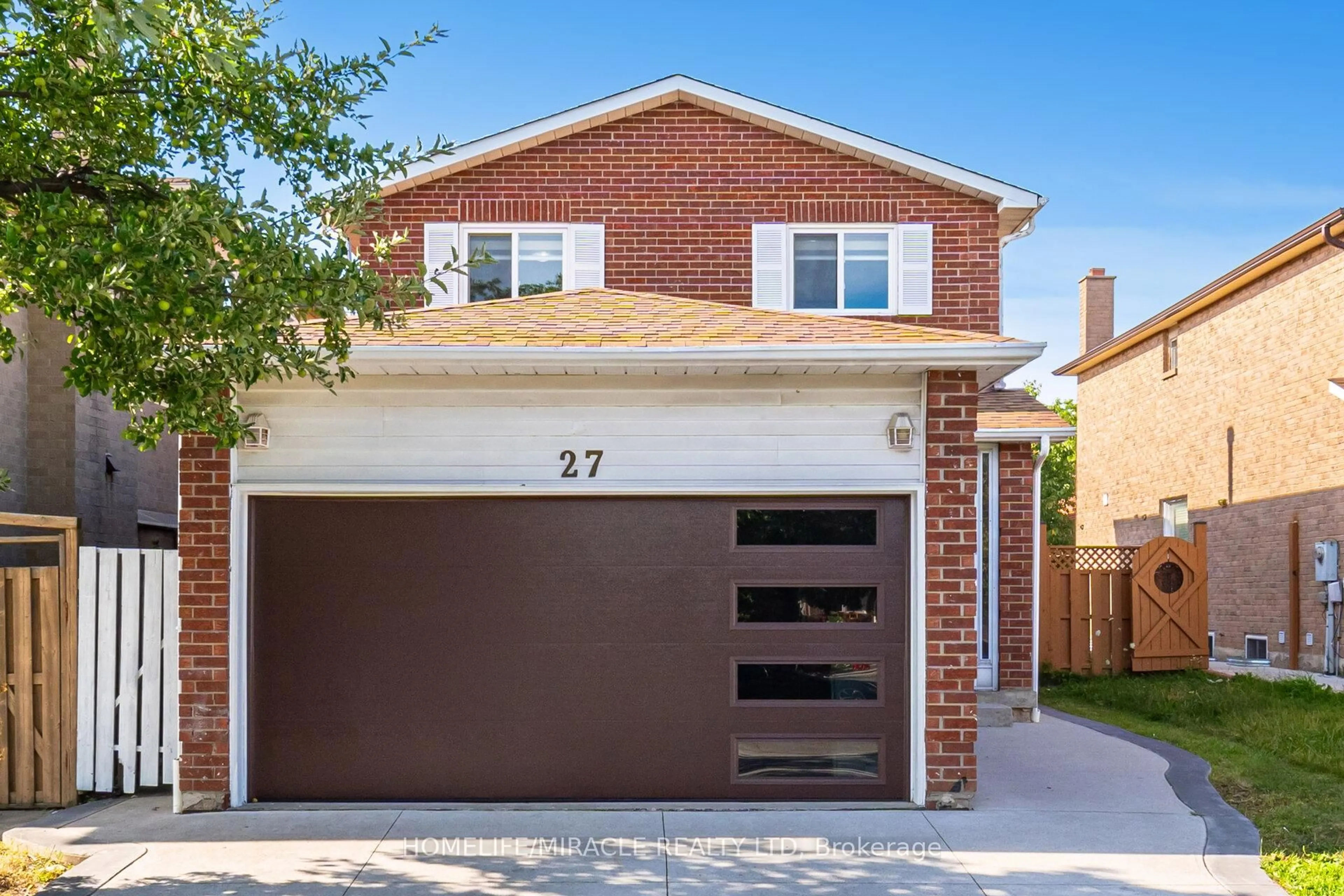 Home with brick exterior material, street for 27 Jay St, Brampton Ontario L6Z 3V9