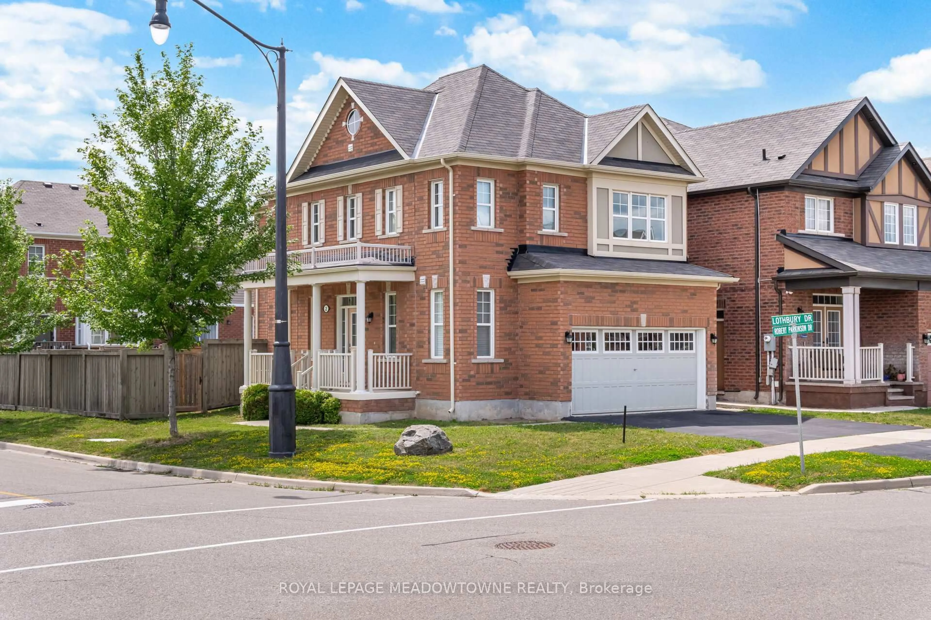 Home with brick exterior material, street for 2 Lothbury Dr, Brampton Ontario L7A 0B2