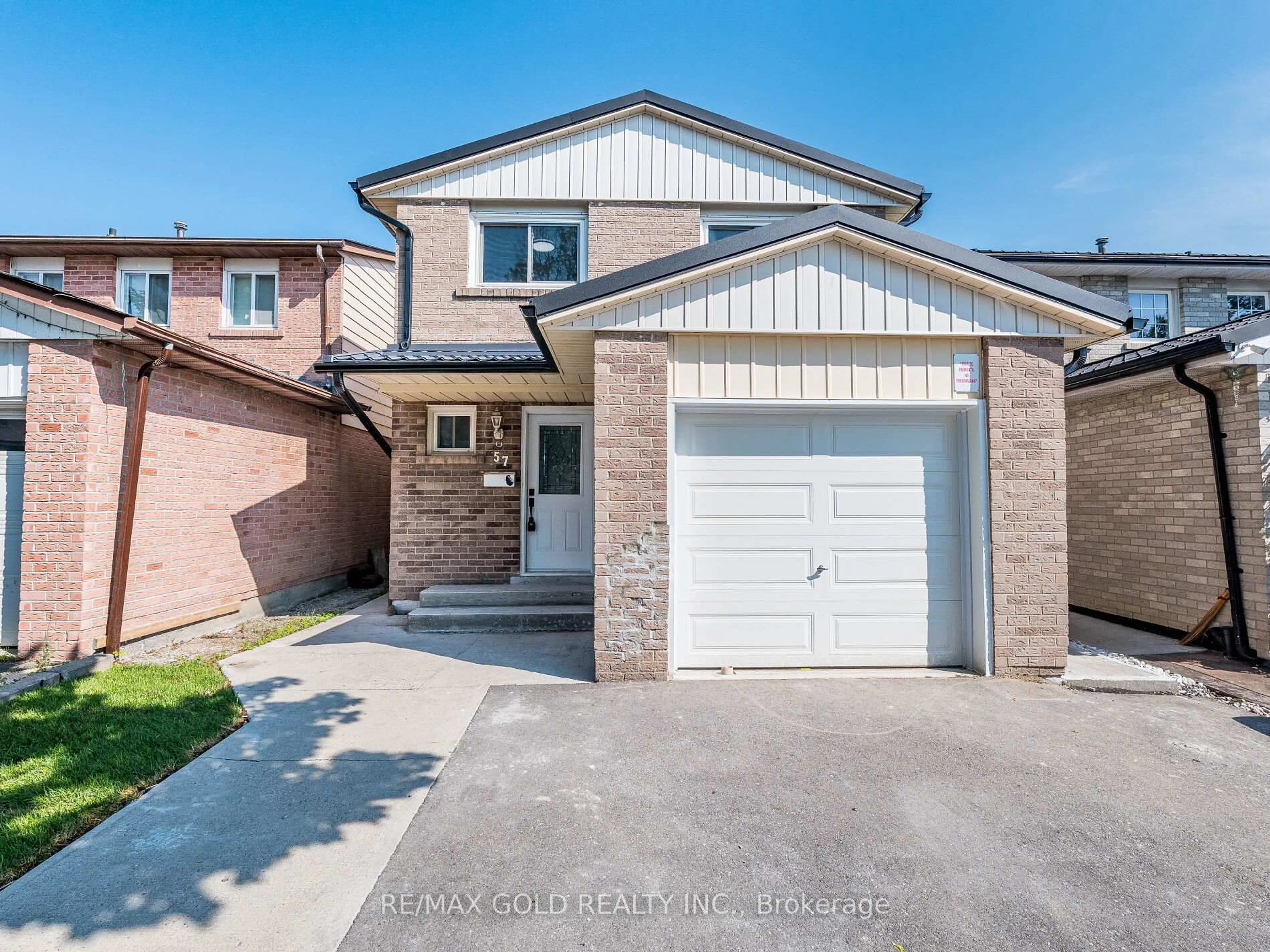 Home with brick exterior material, street for 57 Mercedes Dr, Toronto Ontario M9V 4T4