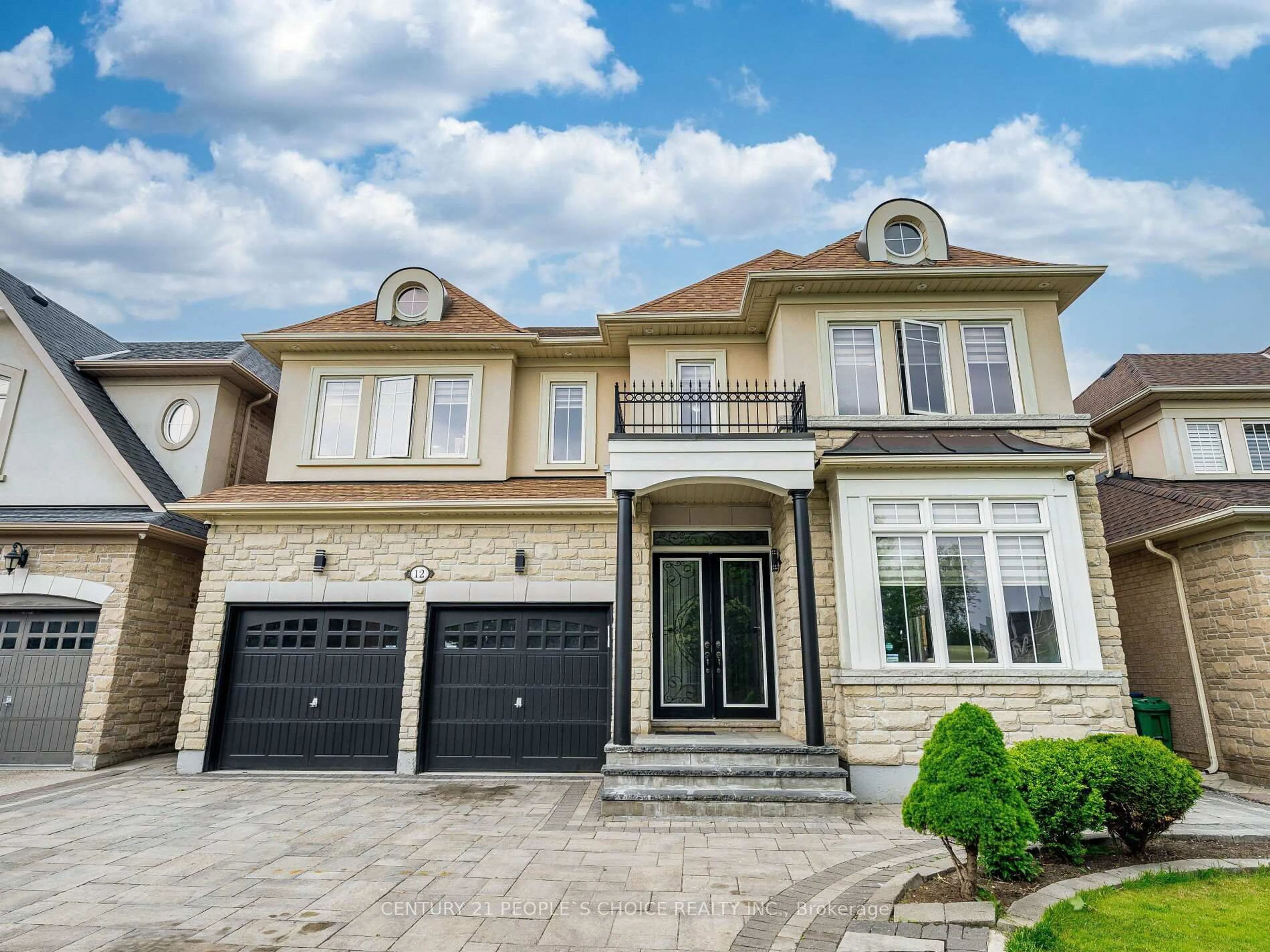 Home with brick exterior material, street for 12 Vintonridge Dr, Brampton Ontario L6P 2T6