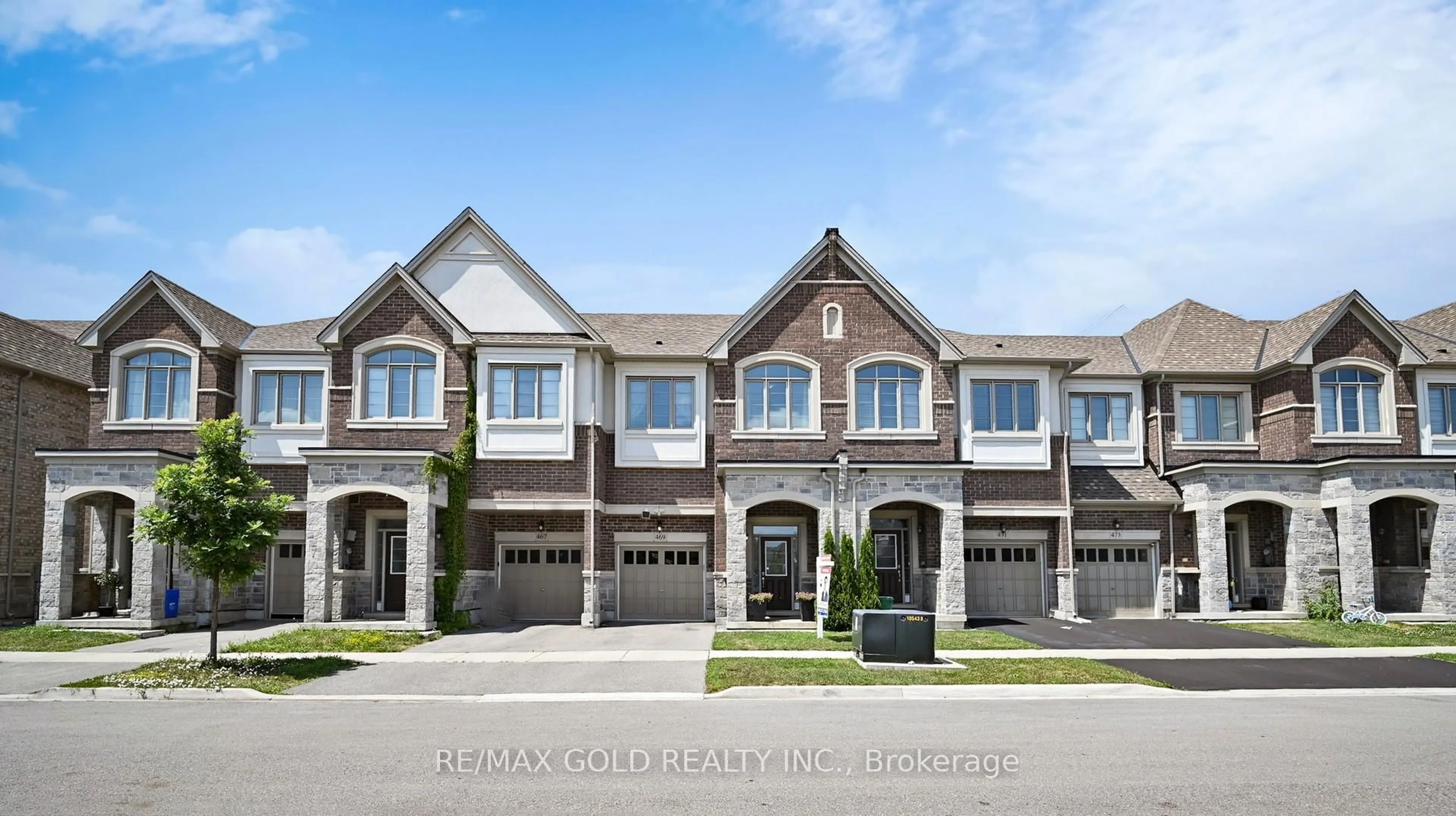 Home with brick exterior material, street for 469 Izumi Gate, Milton Ontario L9E 1J7