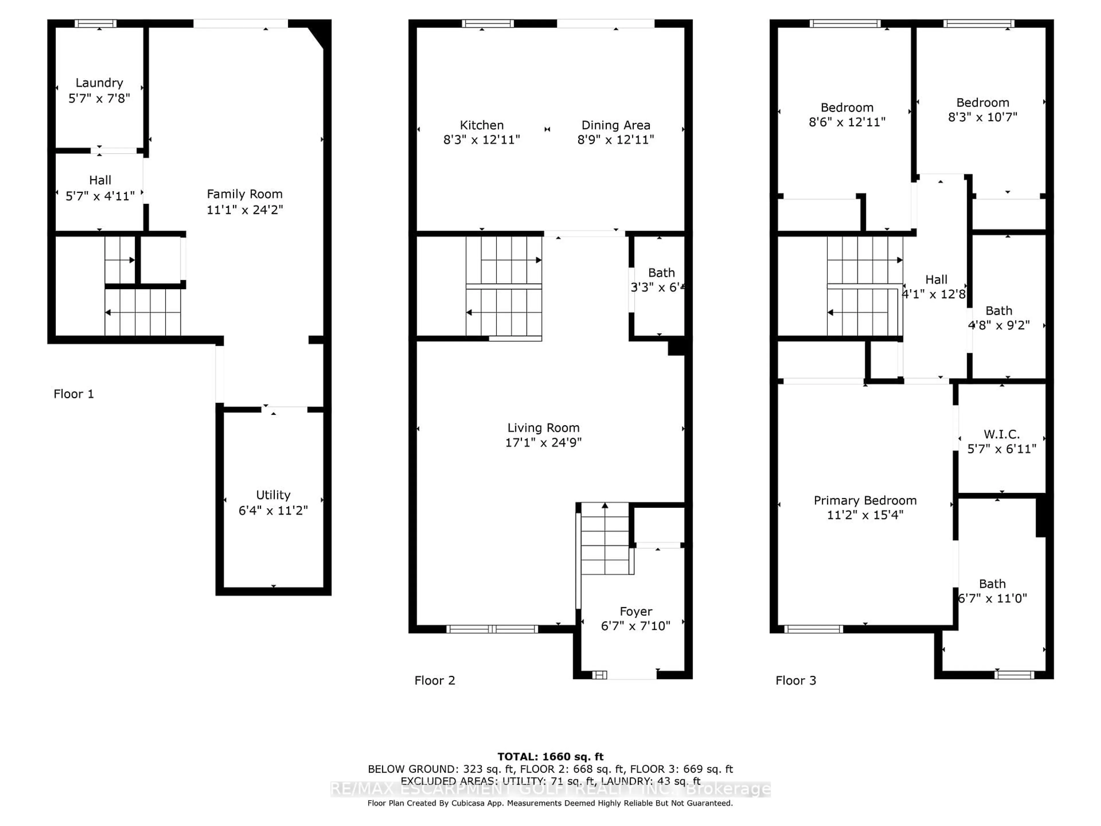 Floor plan for 2280 BARONWOOD Dr #44, Oakville Ontario L6M 4Z5