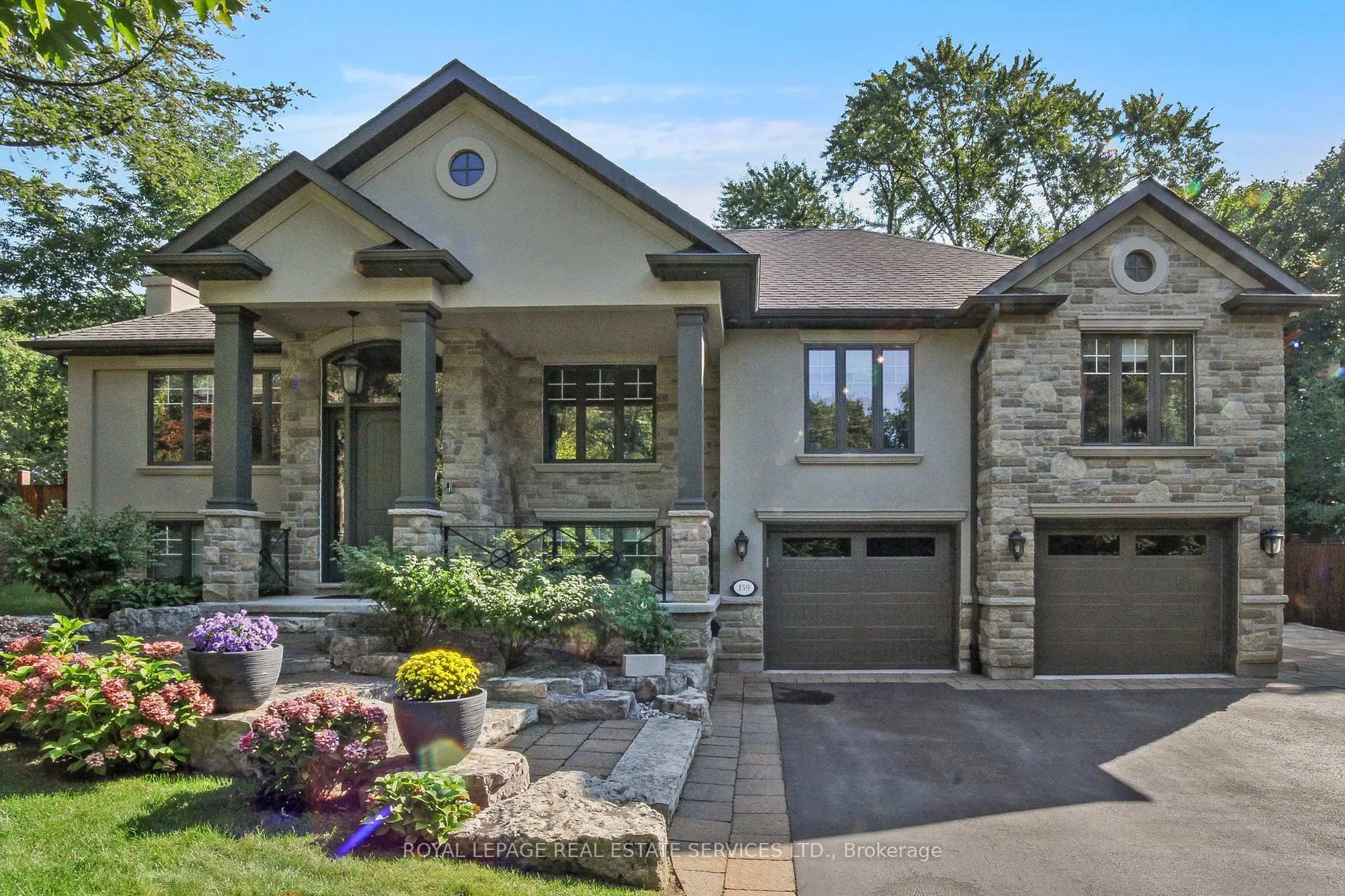 Home with brick exterior material, street for 159 Viewbank Cres, Oakville Ontario L6L 1R3