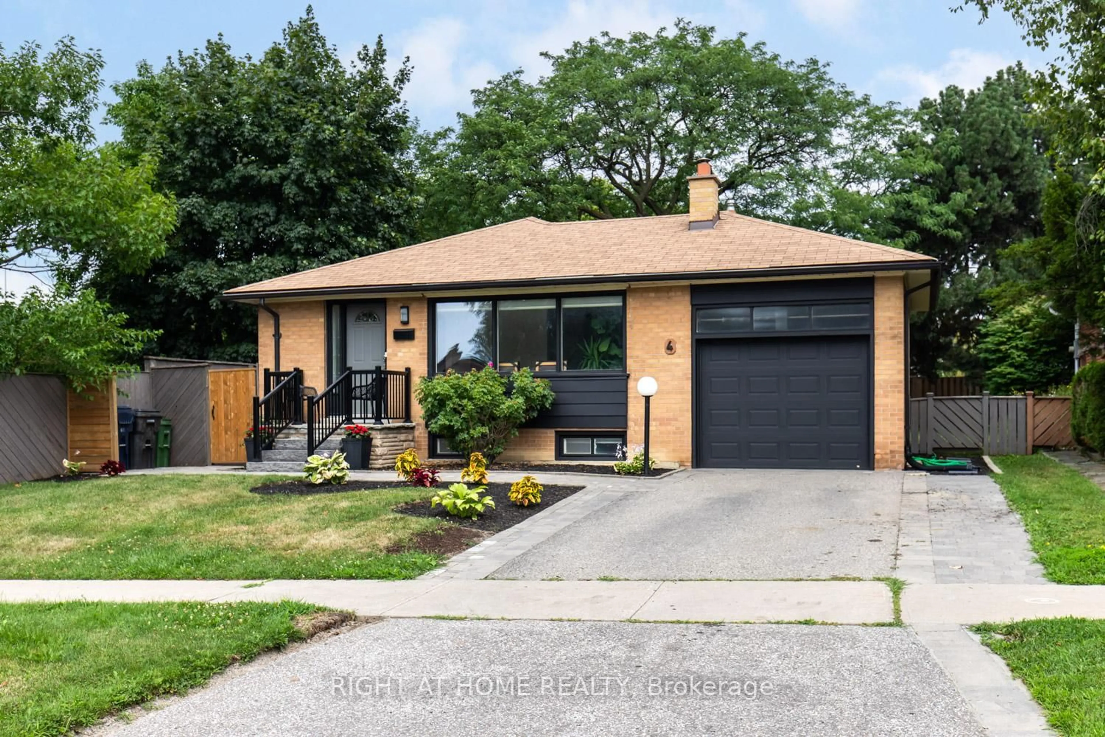 Home with brick exterior material, street for 4 Deanefield Cres, Toronto Ontario M9B 3B3