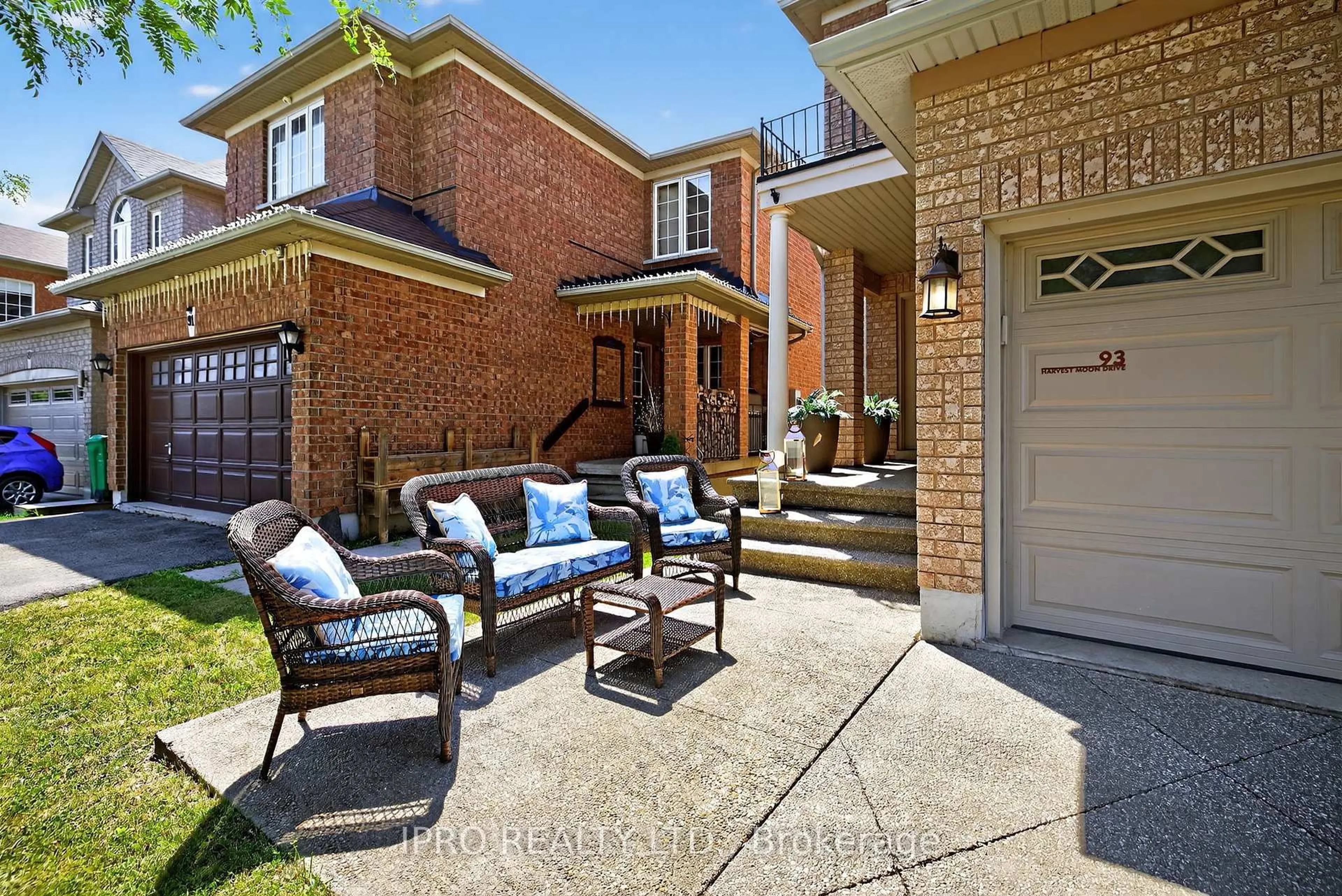 Home with brick exterior material, street for 93 Harvest Moon Dr, Caledon Ontario L7E 2K8