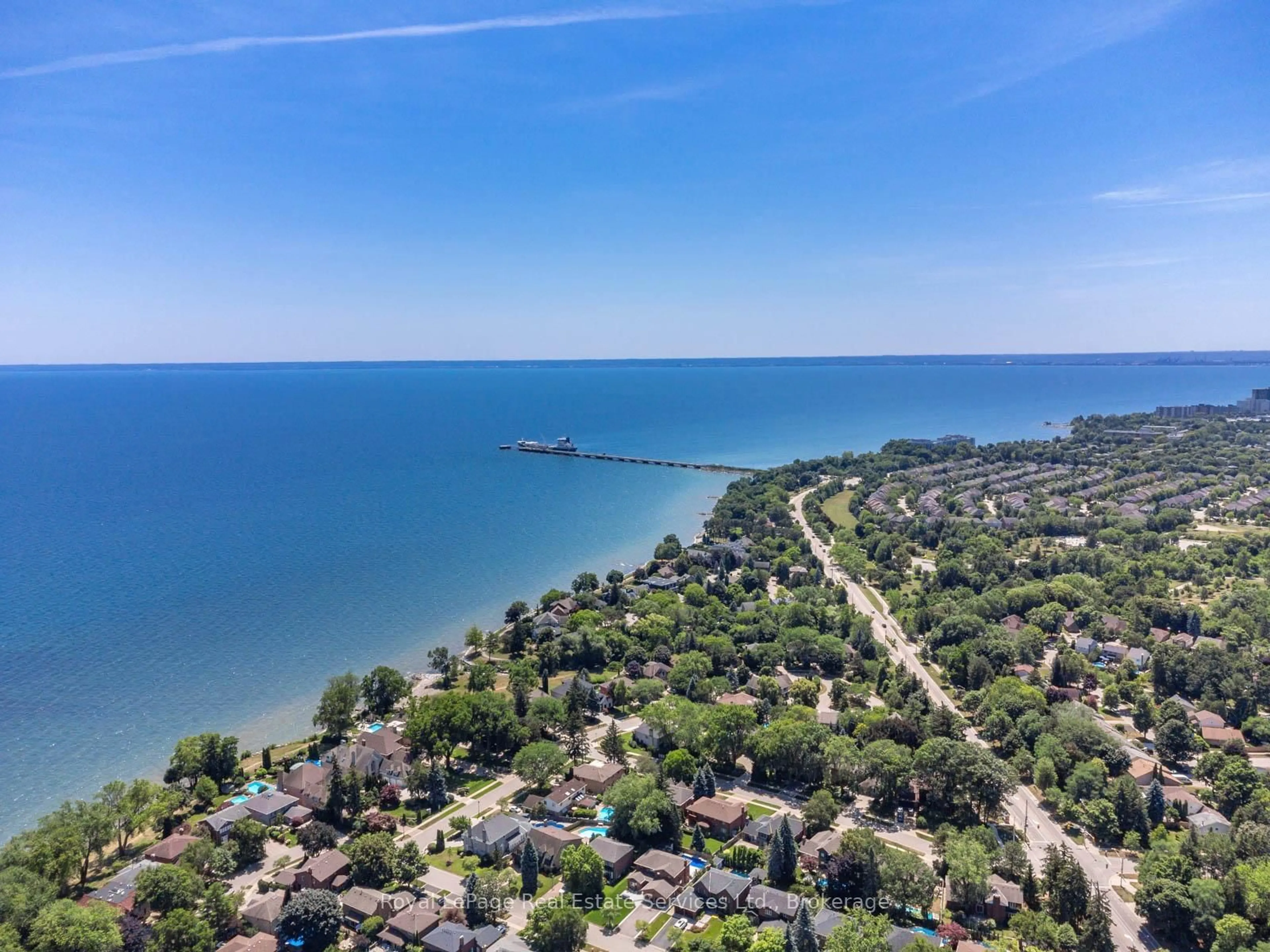 A pic from outside/outdoor area/front of a property/back of a property/a pic from drone, water/lake/river/ocean view for 0 Victoria St, Oakville Ontario L6L 5X8