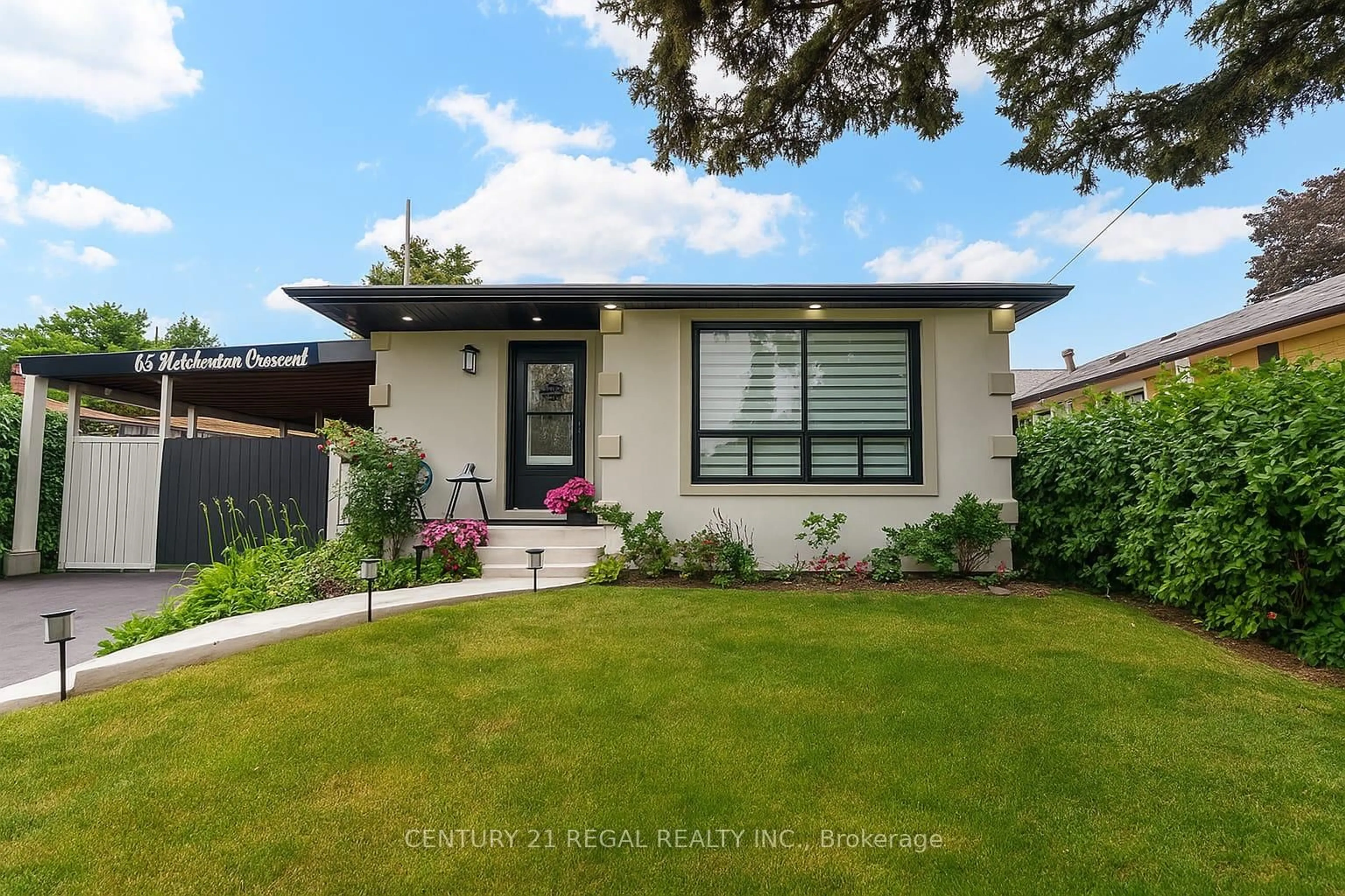 Home with brick exterior material, street for 65 Fletcherdon Cres, Toronto Ontario M3N 1S2