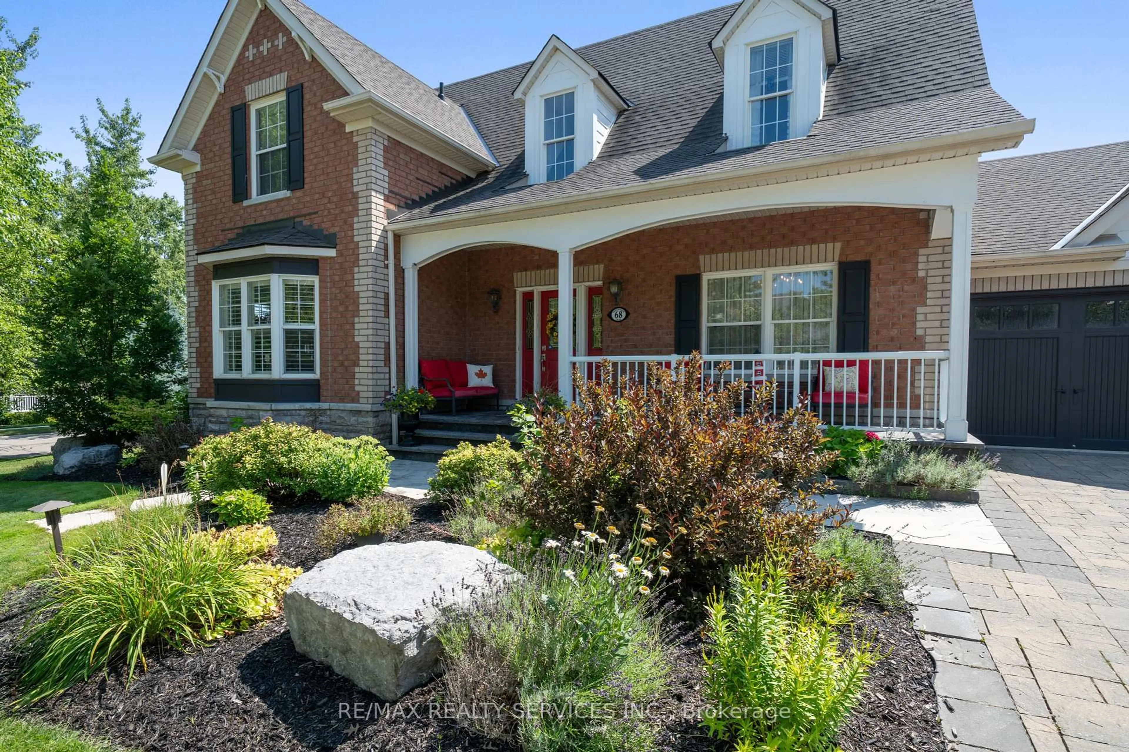 Home with brick exterior material, street for 68 North Riverdale Dr, Caledon Ontario L7C 3K3