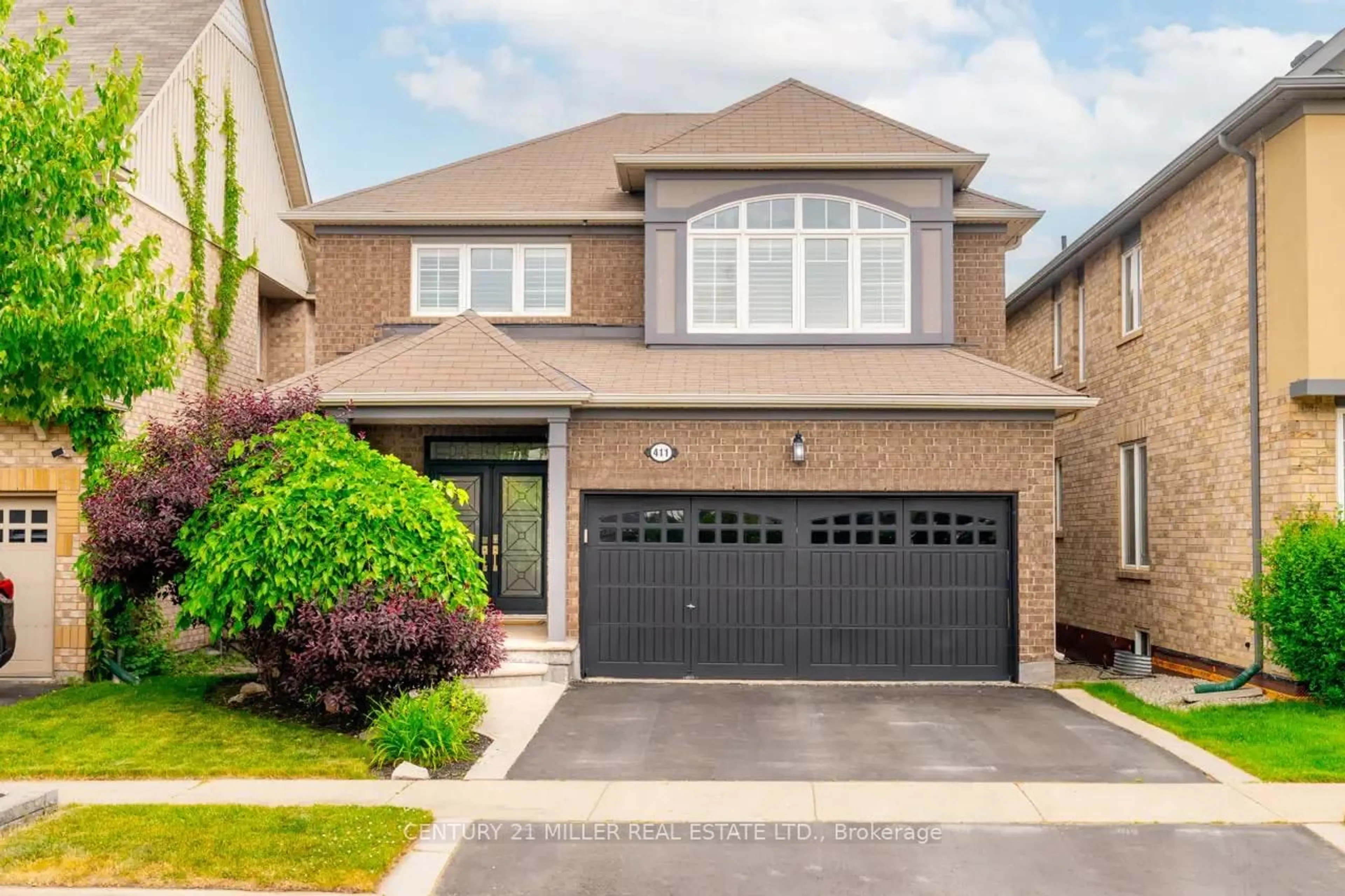 Home with brick exterior material, street for 411 McJannett Ave, Milton Ontario L9T 7T8