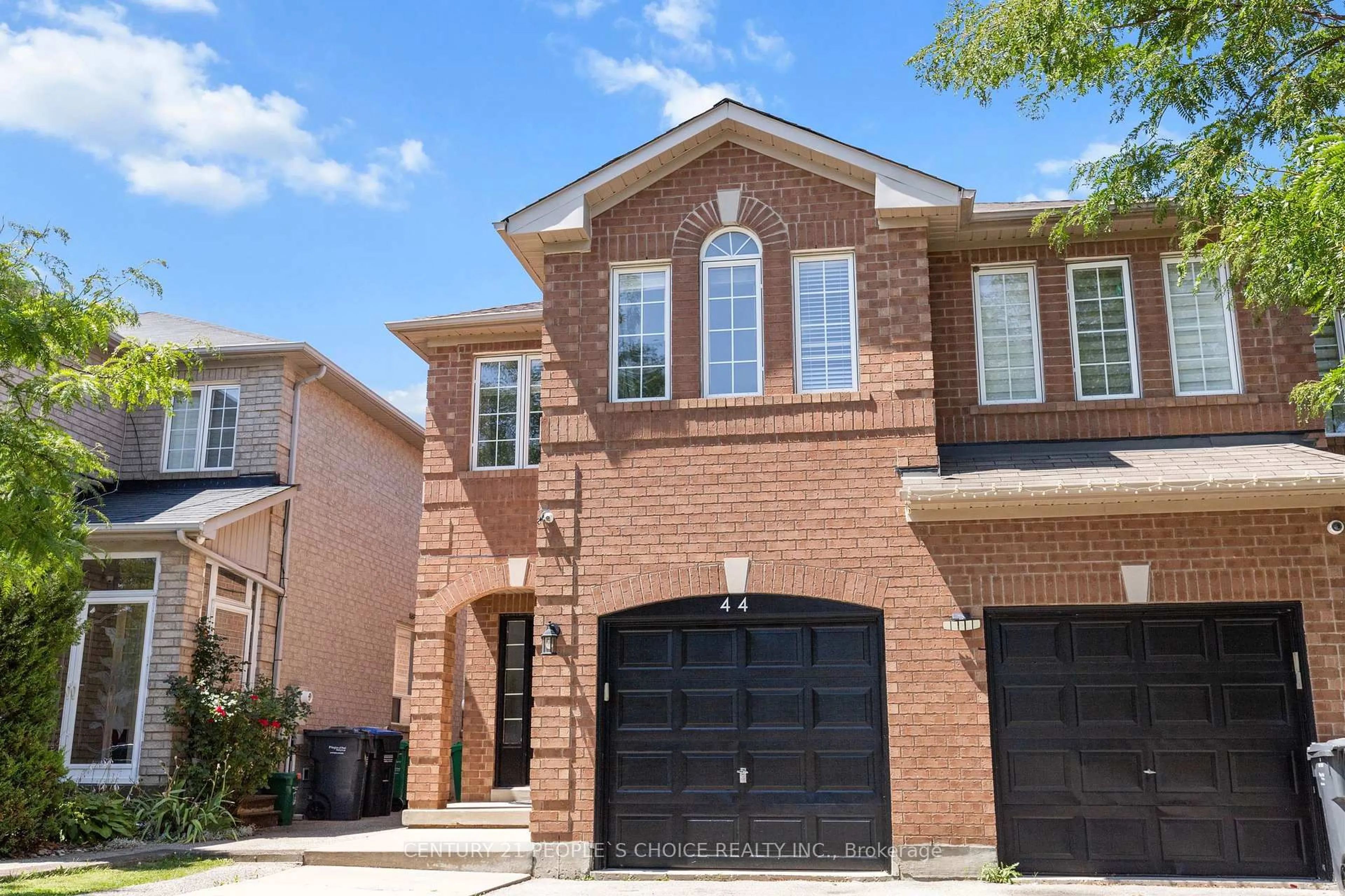 Home with brick exterior material, street for 44 Roadmaster Lane, Brampton Ontario L7A 3A7