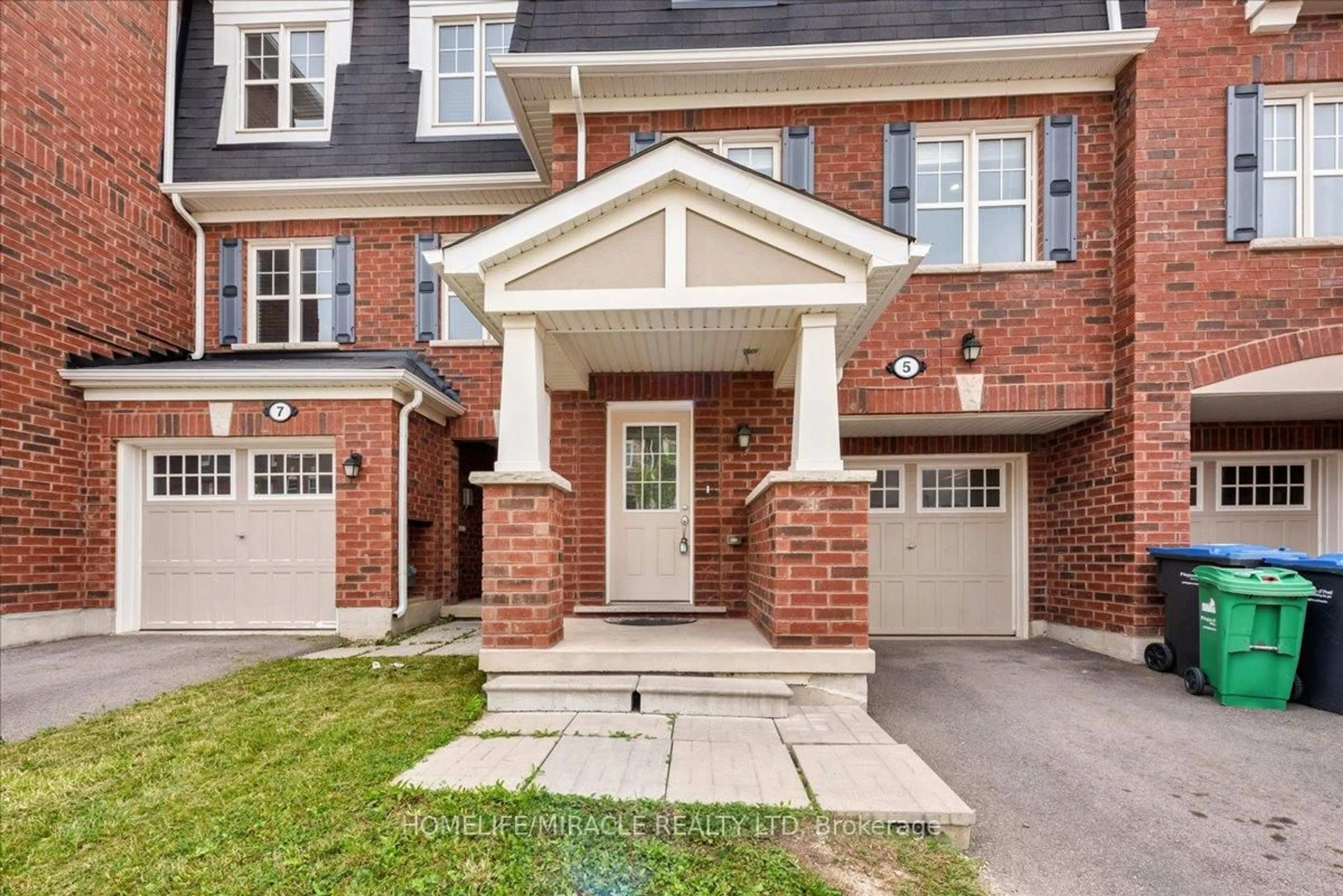 Home with brick exterior material, street for 5 Stewardship Rd, Brampton Ontario L7A 4W5