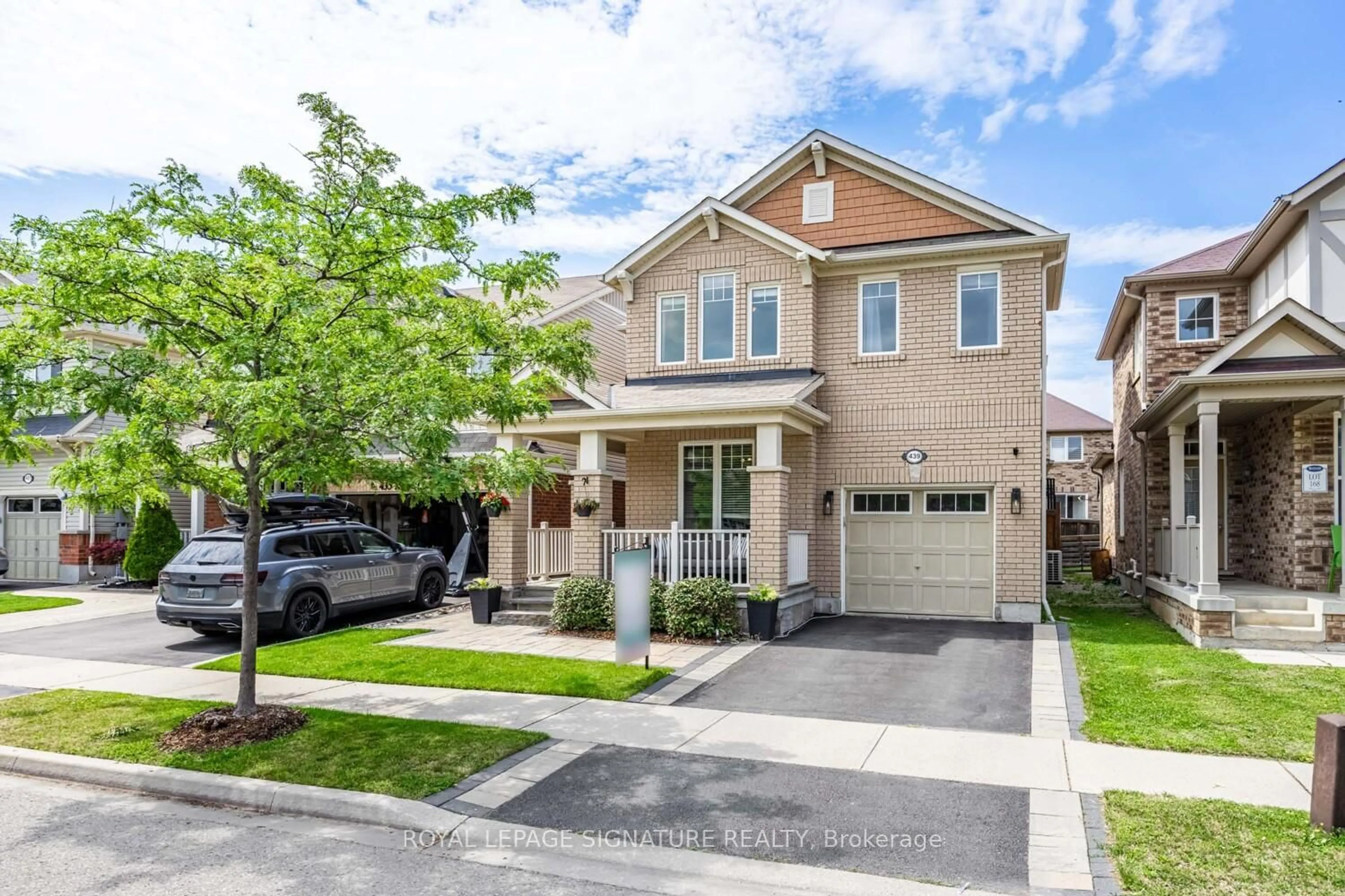 Home with brick exterior material, street for 439 Zuest Cres, Milton Ontario L9T 8E7