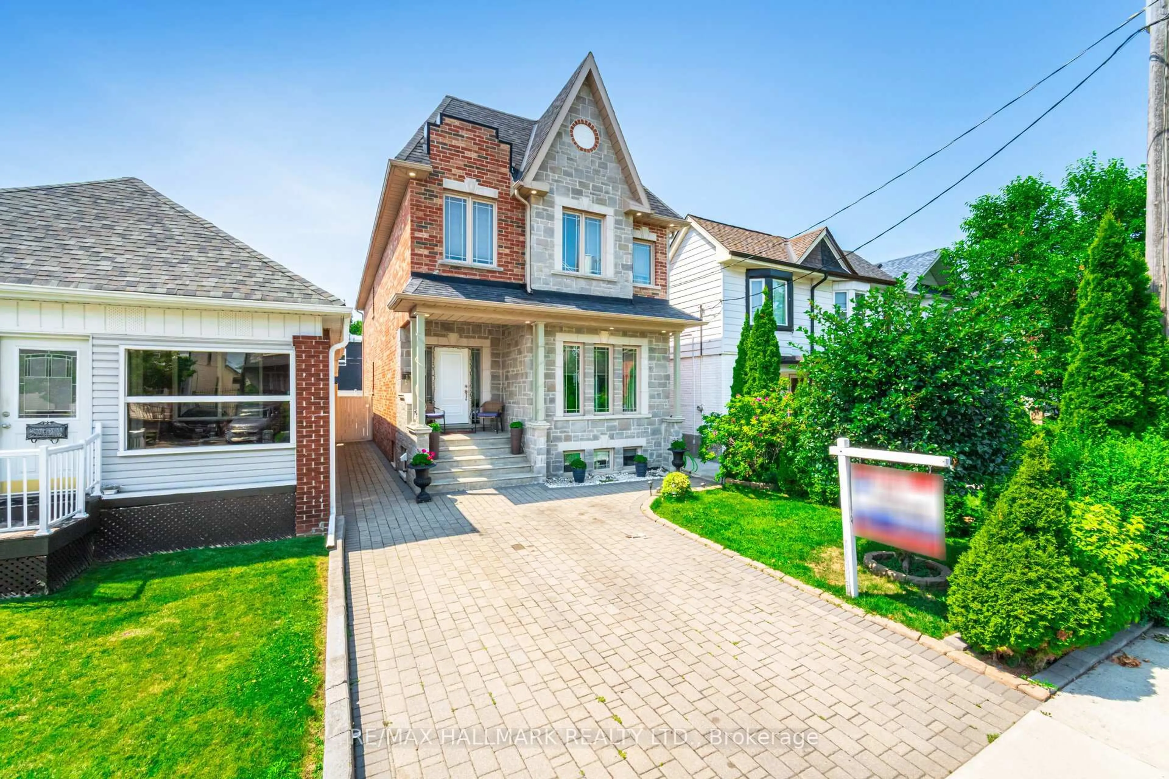 Home with brick exterior material, street for 134 Brownville Ave, Toronto Ontario M6N 4L4