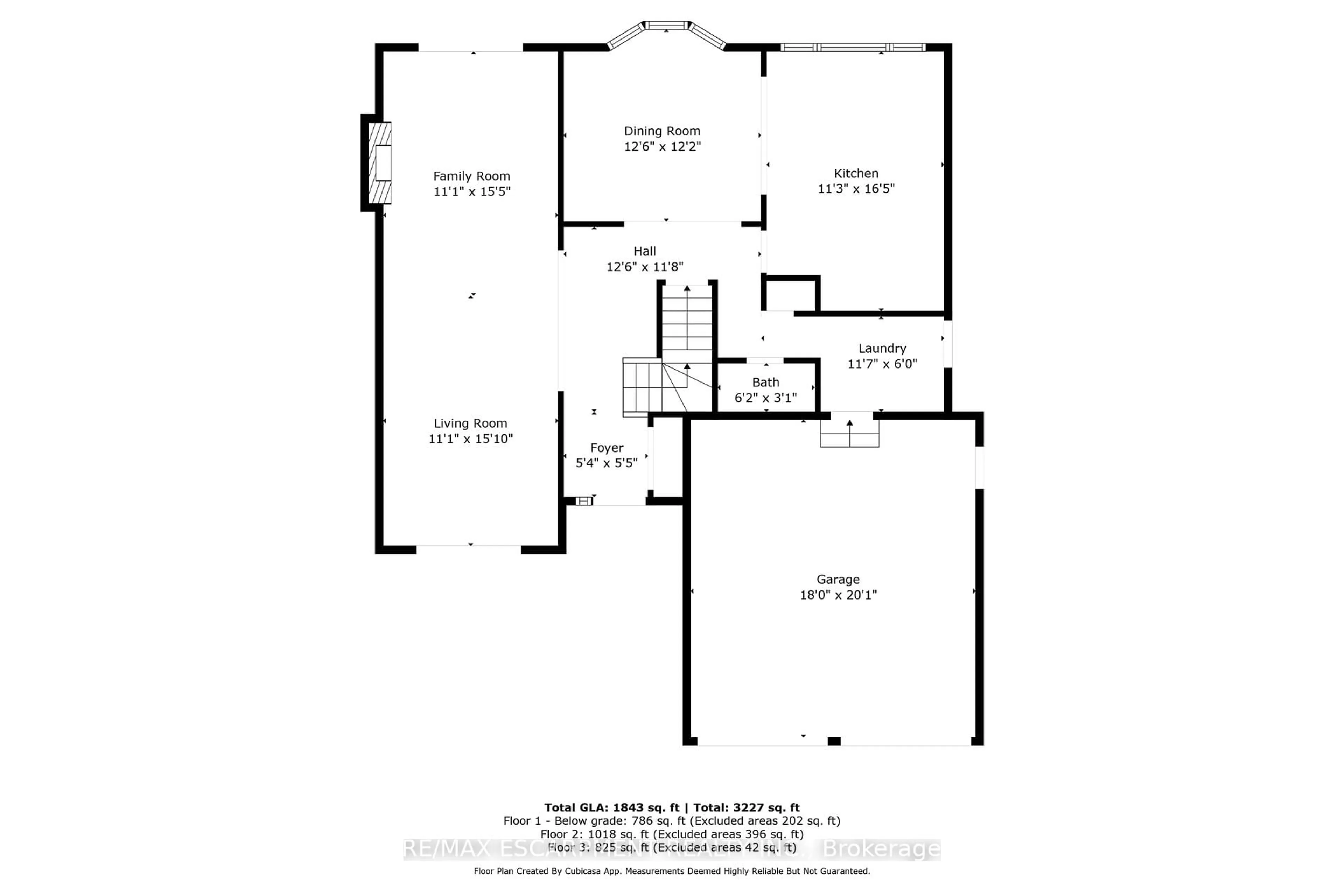 Floor plan for 17 Nantucket Cres, Brampton Ontario L6S 3X4