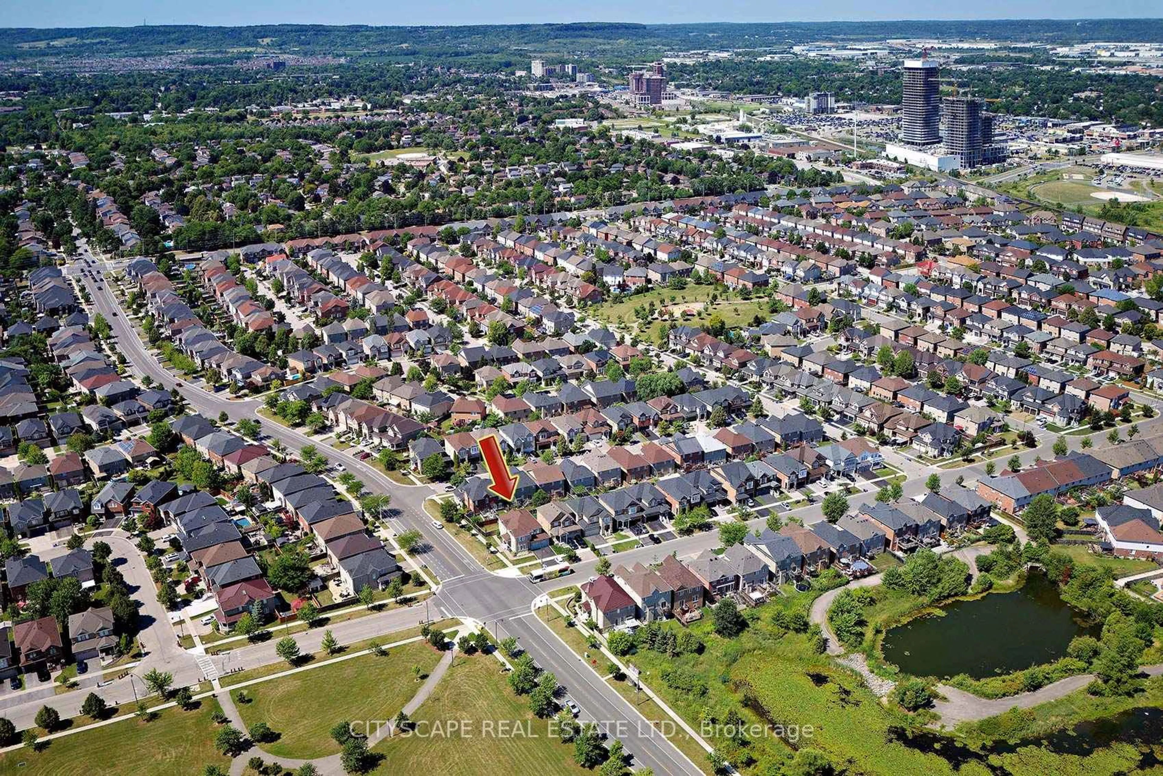 A pic from outside/outdoor area/front of a property/back of a property/a pic from drone, street for 1071 Tupper Dr, Milton Ontario L9T 0A8