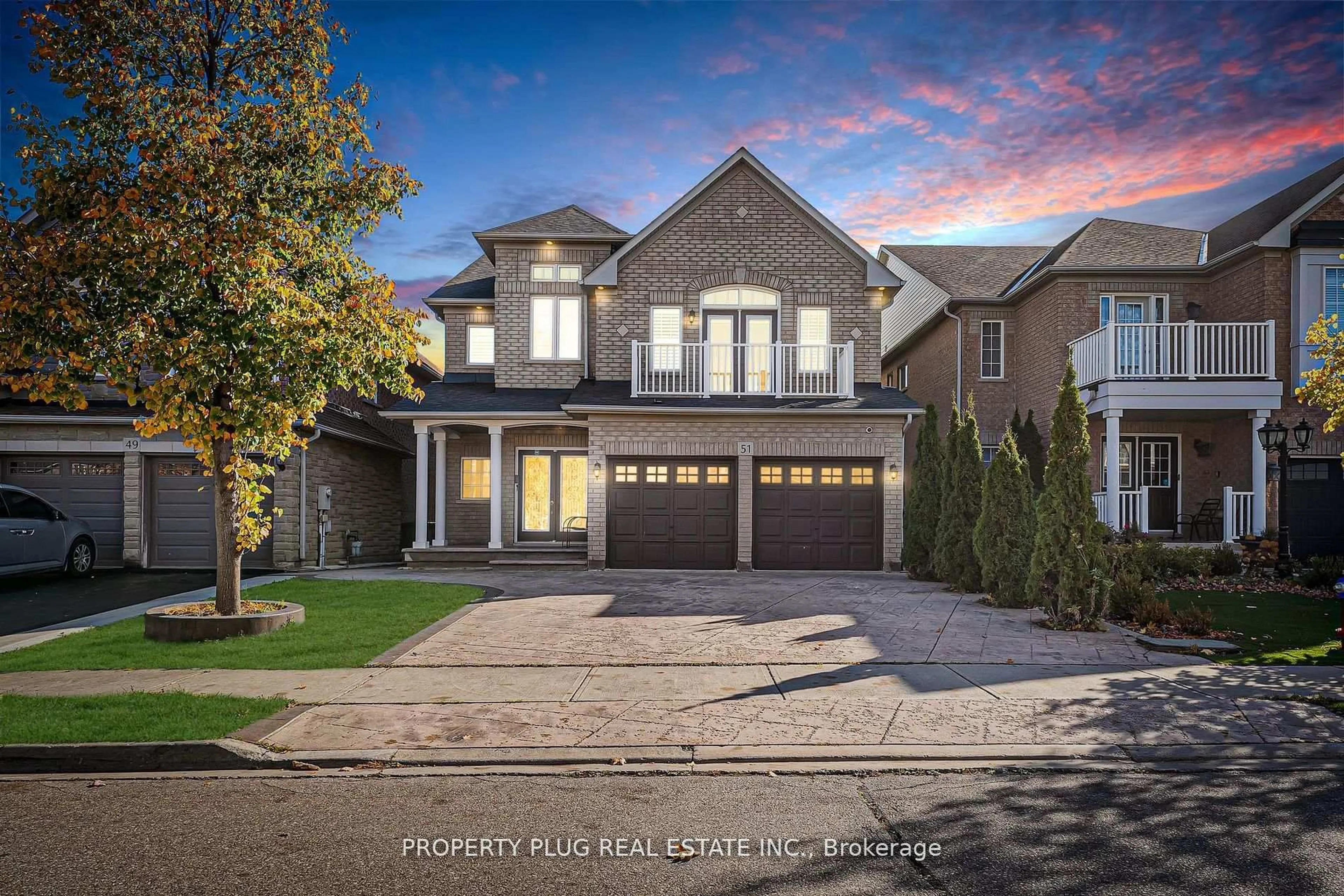 Home with brick exterior material, street for 51 El Camino Way, Brampton Ontario L7A 3C5