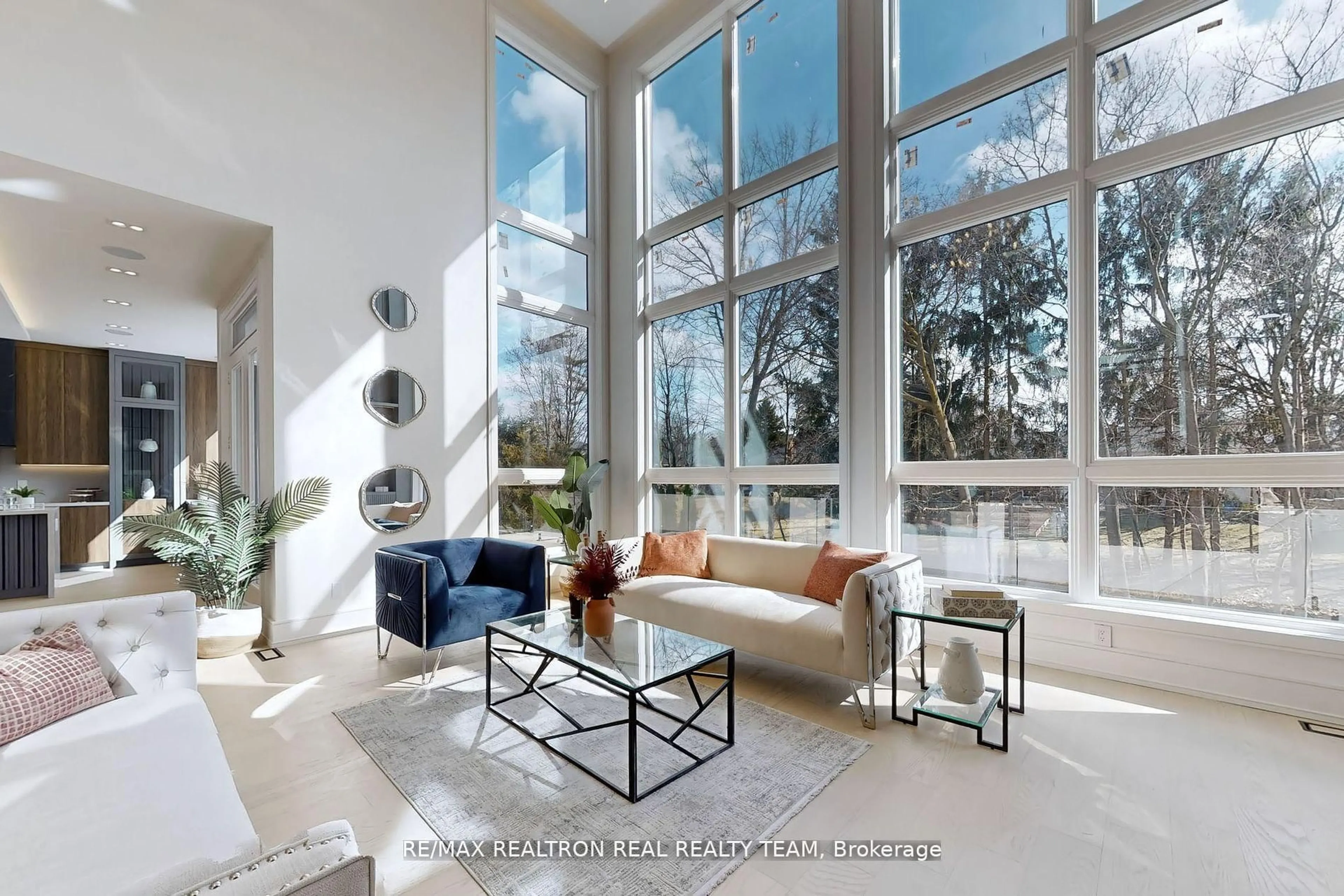 Living room with furniture, ceramic/tile floor for 1362 Sedgewick Cres, Oakville Ontario L6L 1X8
