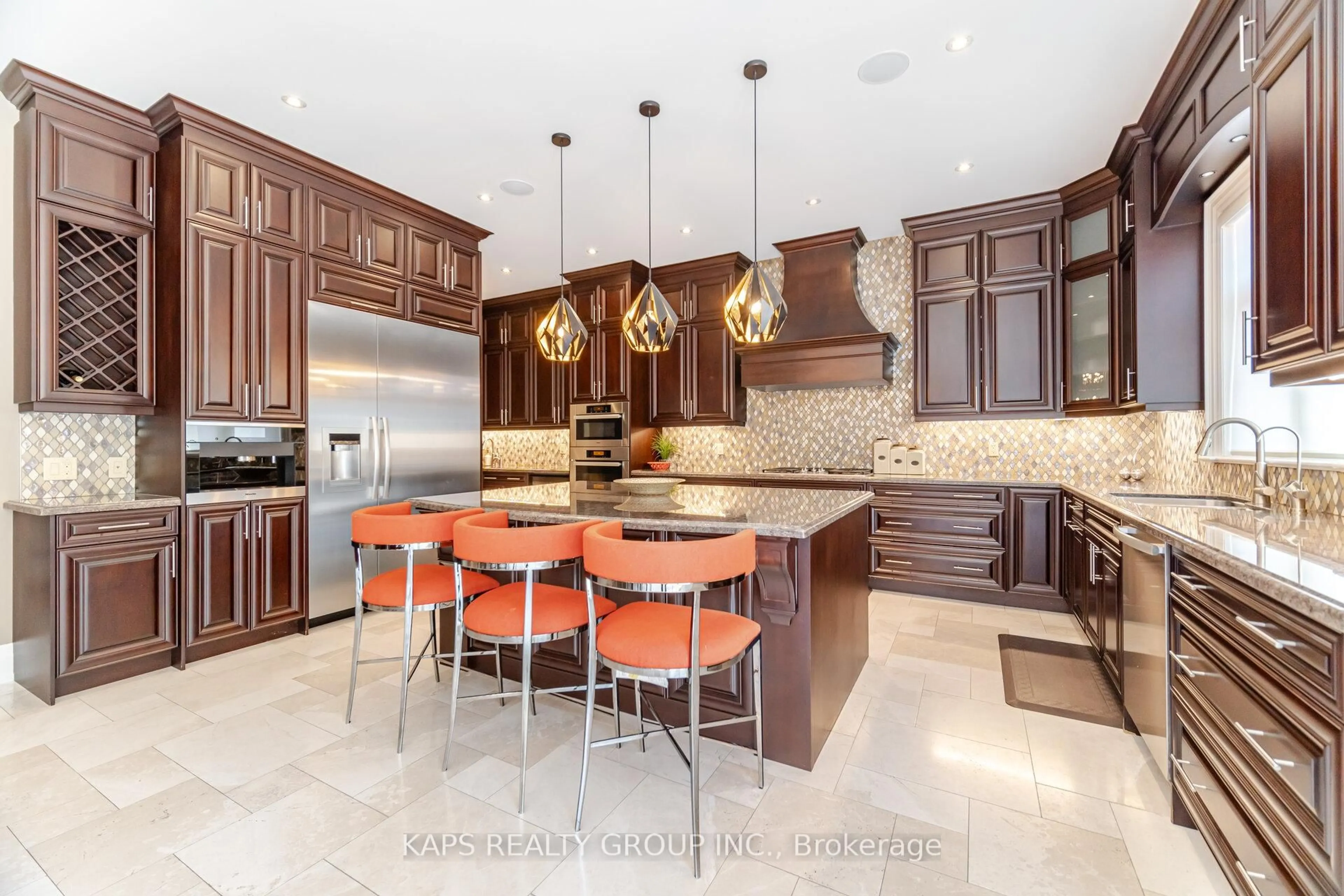 Contemporary kitchen, ceramic/tile floor for 6634 Rothschild Tr, Mississauga Ontario L5W 0A6