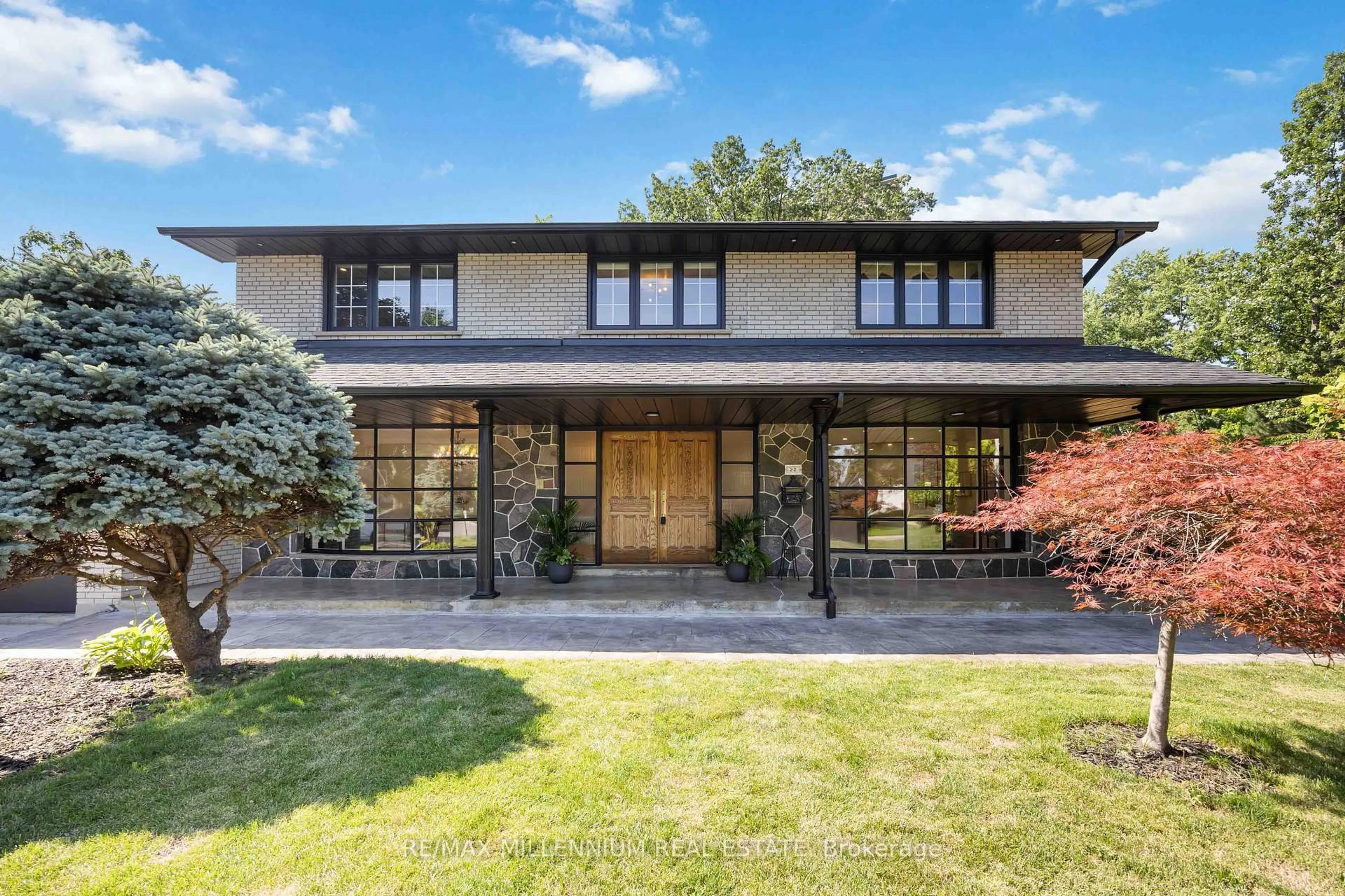 Home with brick exterior material, street for 22 Richdale Crt, Toronto Ontario M9B 5Y9