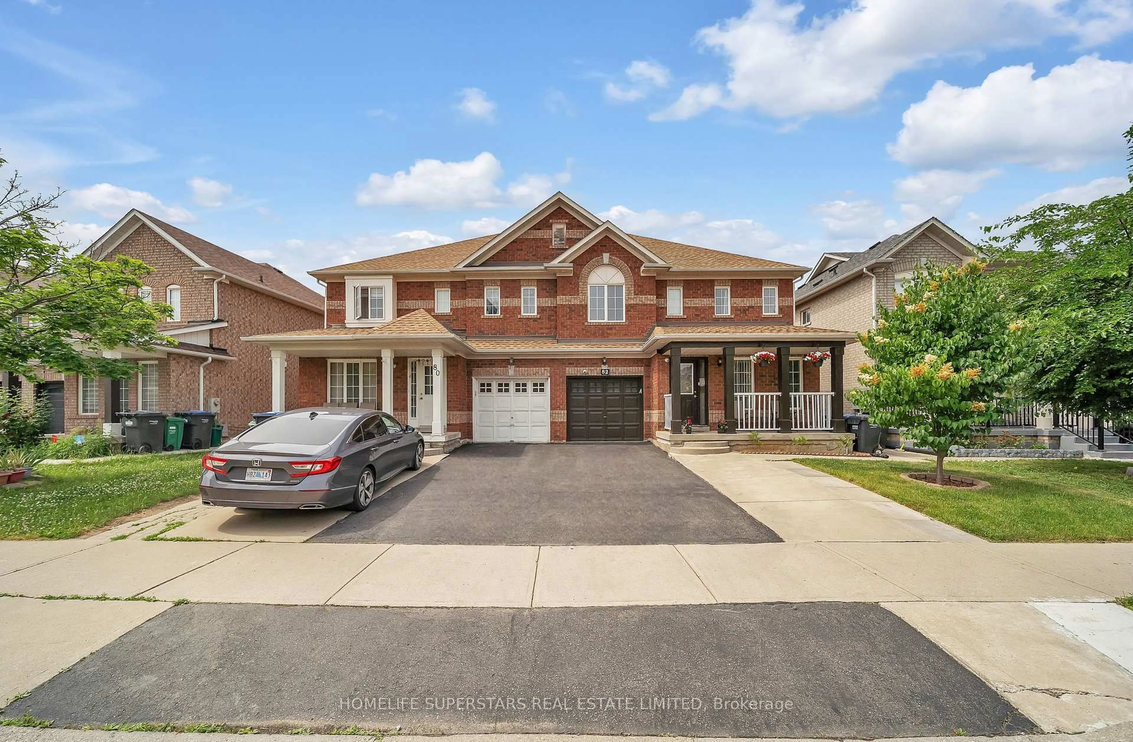Home with brick exterior material, street for 82 Jewel Cres, Brampton Ontario L6R 2P4