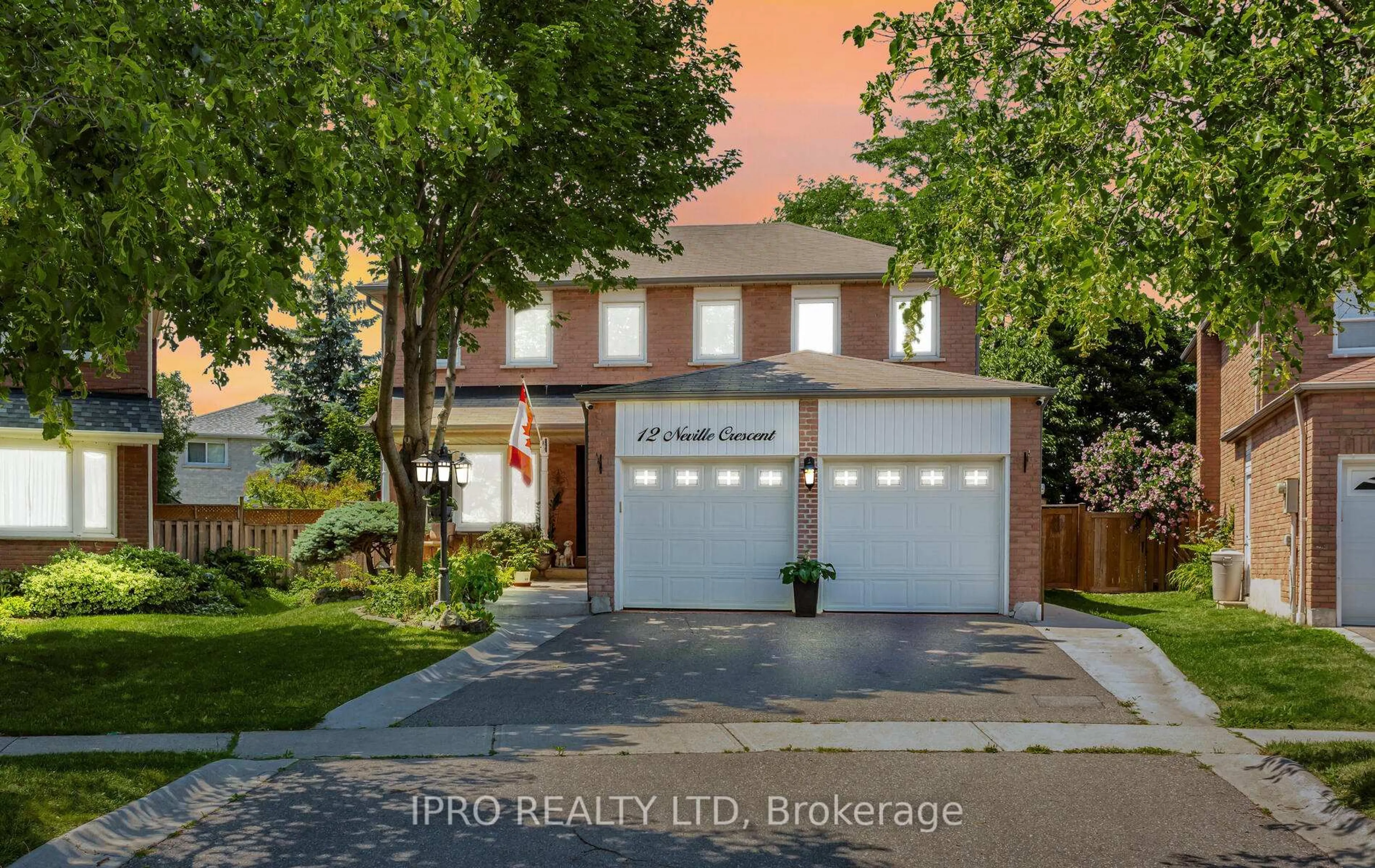 Home with brick exterior material, street for 12 Neville Cres, Brampton Ontario L6S 5L1