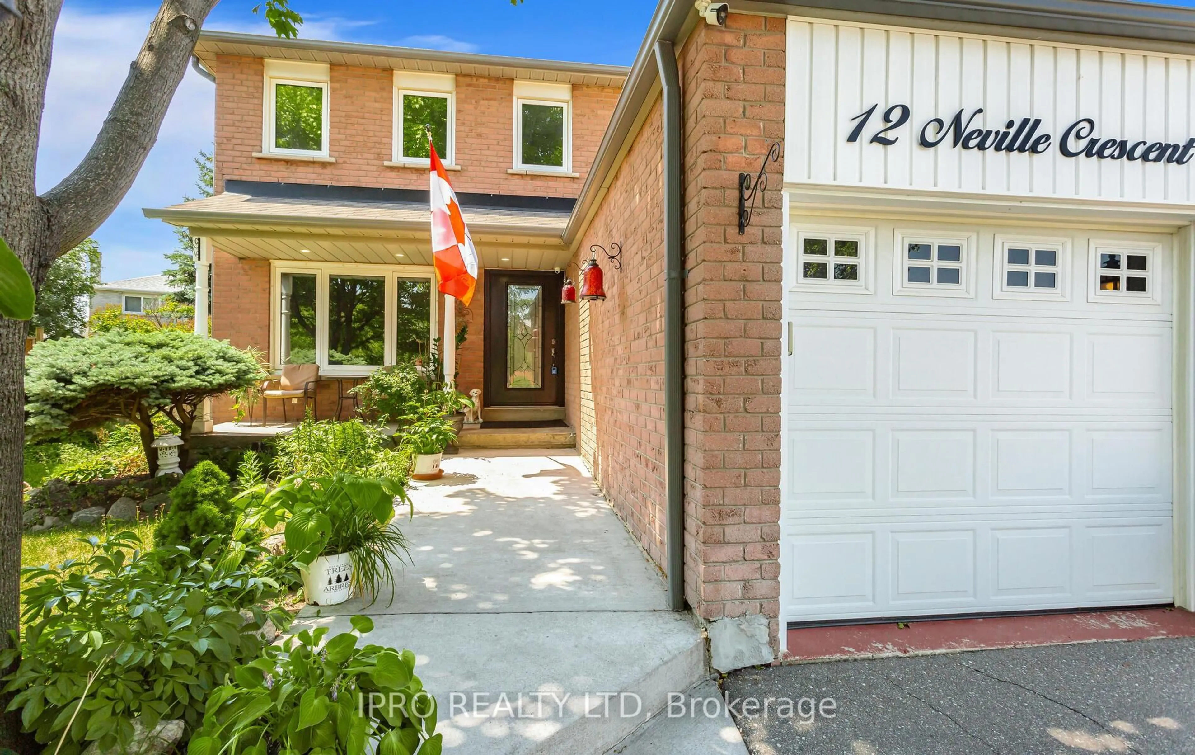 Home with brick exterior material, street for 12 Neville Cres, Brampton Ontario L6S 5L1