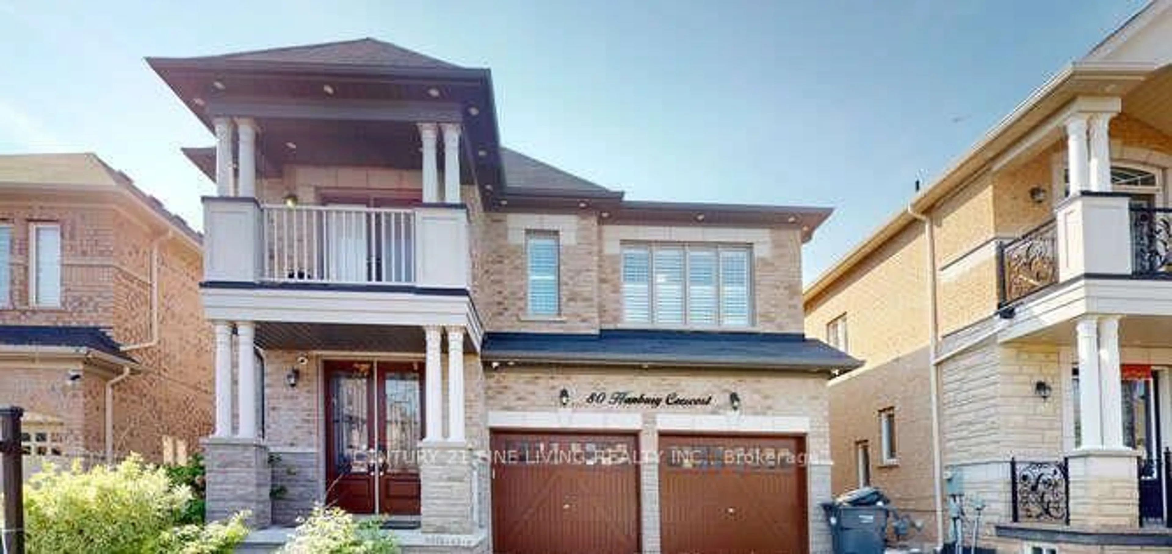 Home with brick exterior material, street for 80 Hanbury Cres, Brampton Ontario L6X 5N7