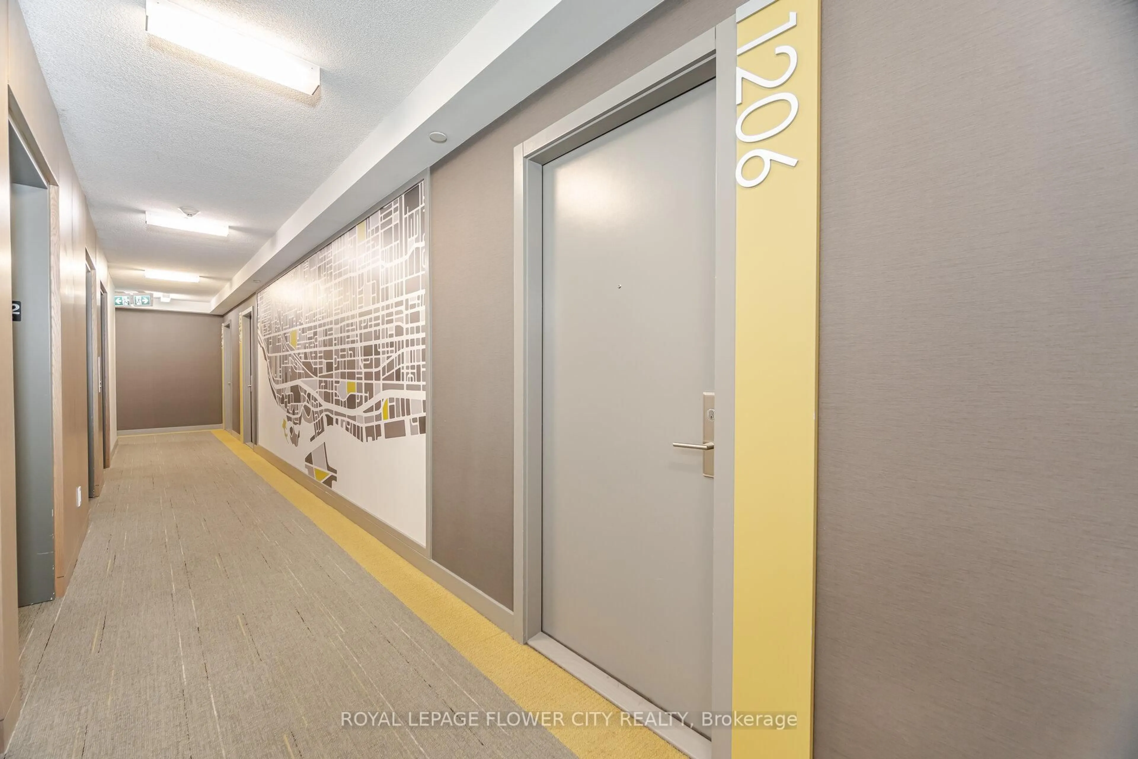 Indoor foyer for 20 Thomas Riley Rd #1206, Toronto Ontario M9B 0C3