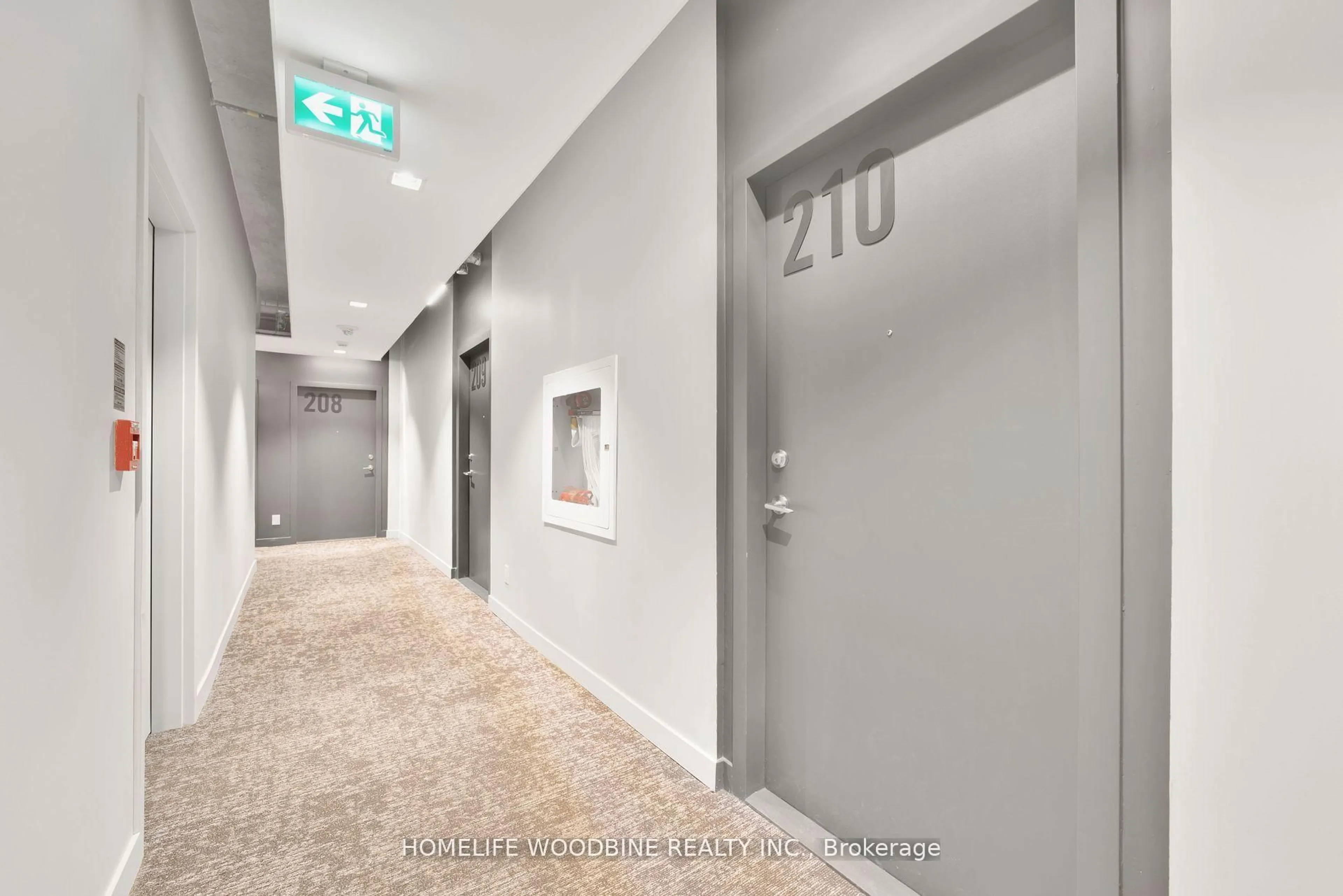 Indoor foyer for 7 Smith Cres #210, Toronto Ontario M8Z 0G3