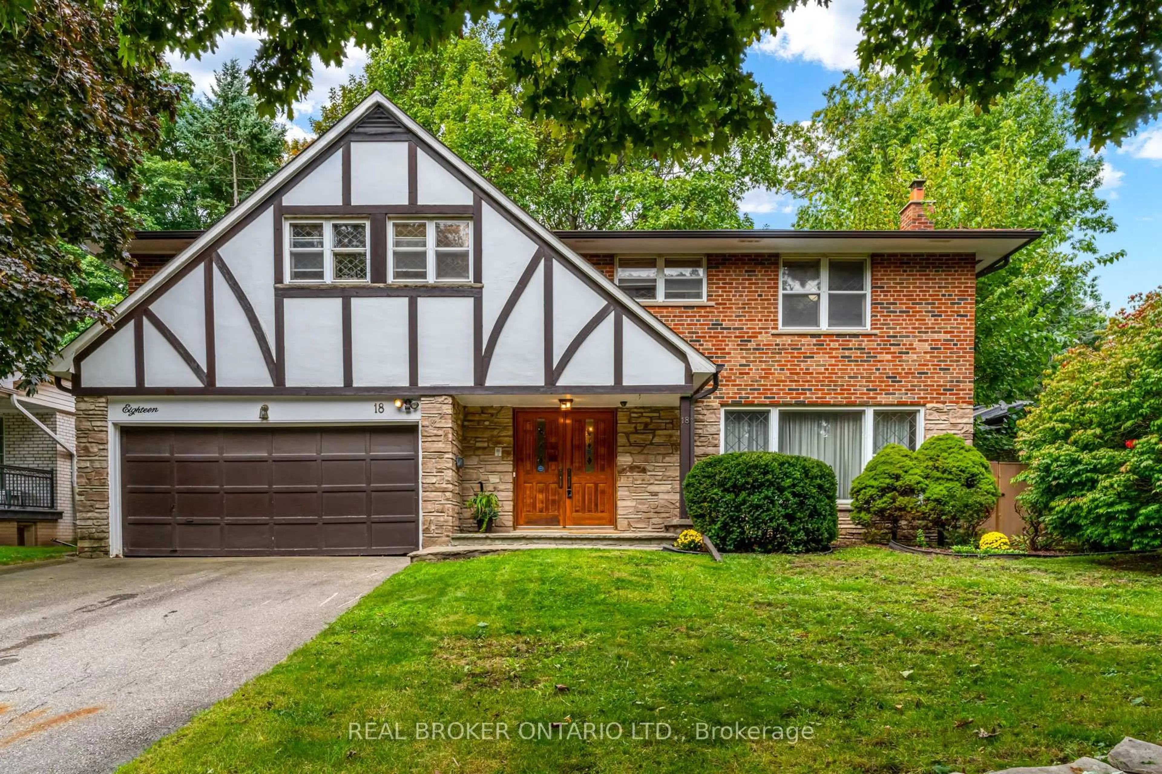 Home with brick exterior material, street for 18 Burnt Log Cres, Toronto Ontario M9C 2J8