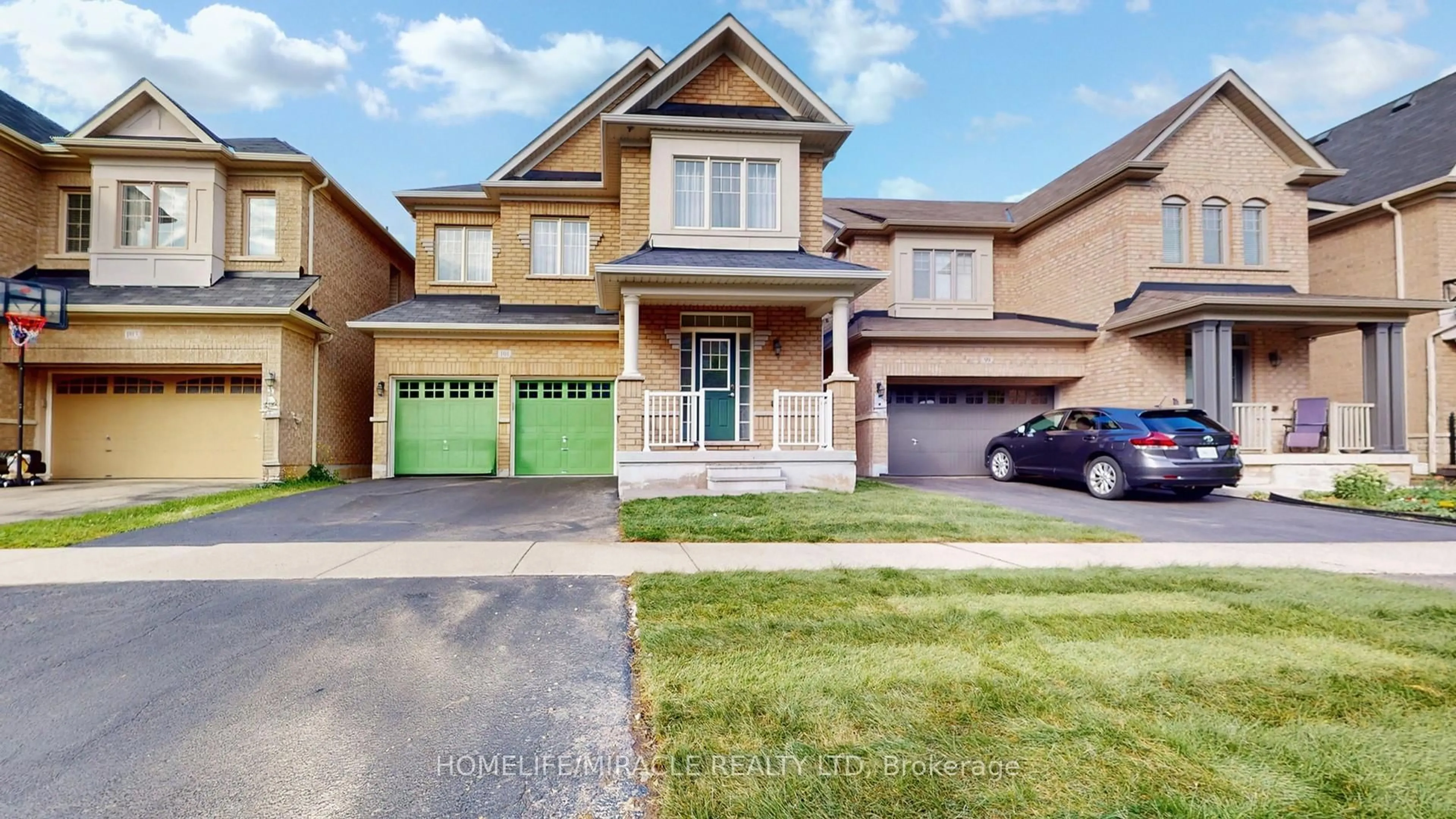 Home with brick exterior material, street for 101 George Robinson Dr, Brampton Ontario L6Y 0Z8