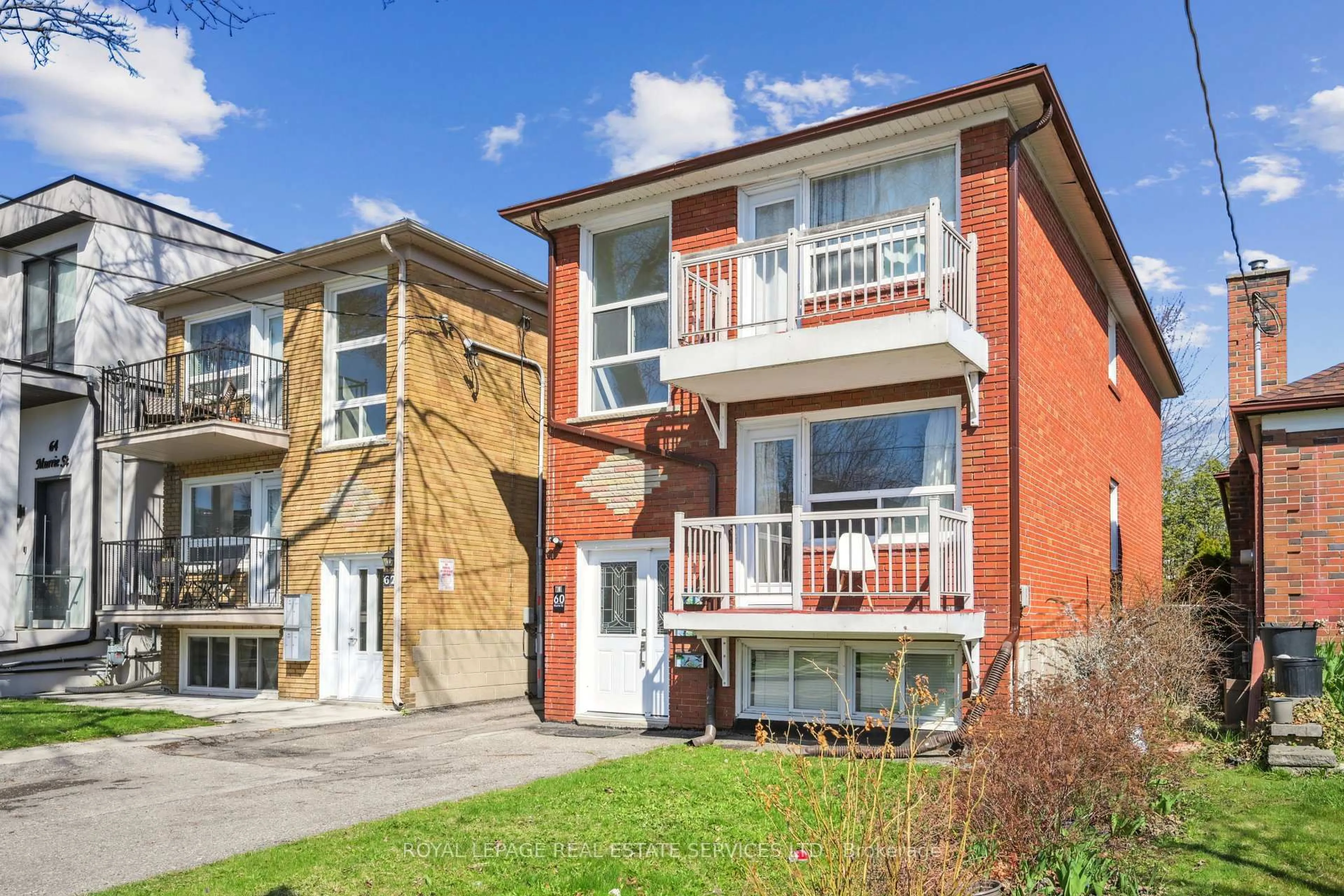 Home with brick exterior material, street for 60 Murrie St, Toronto Ontario M8V 1X7