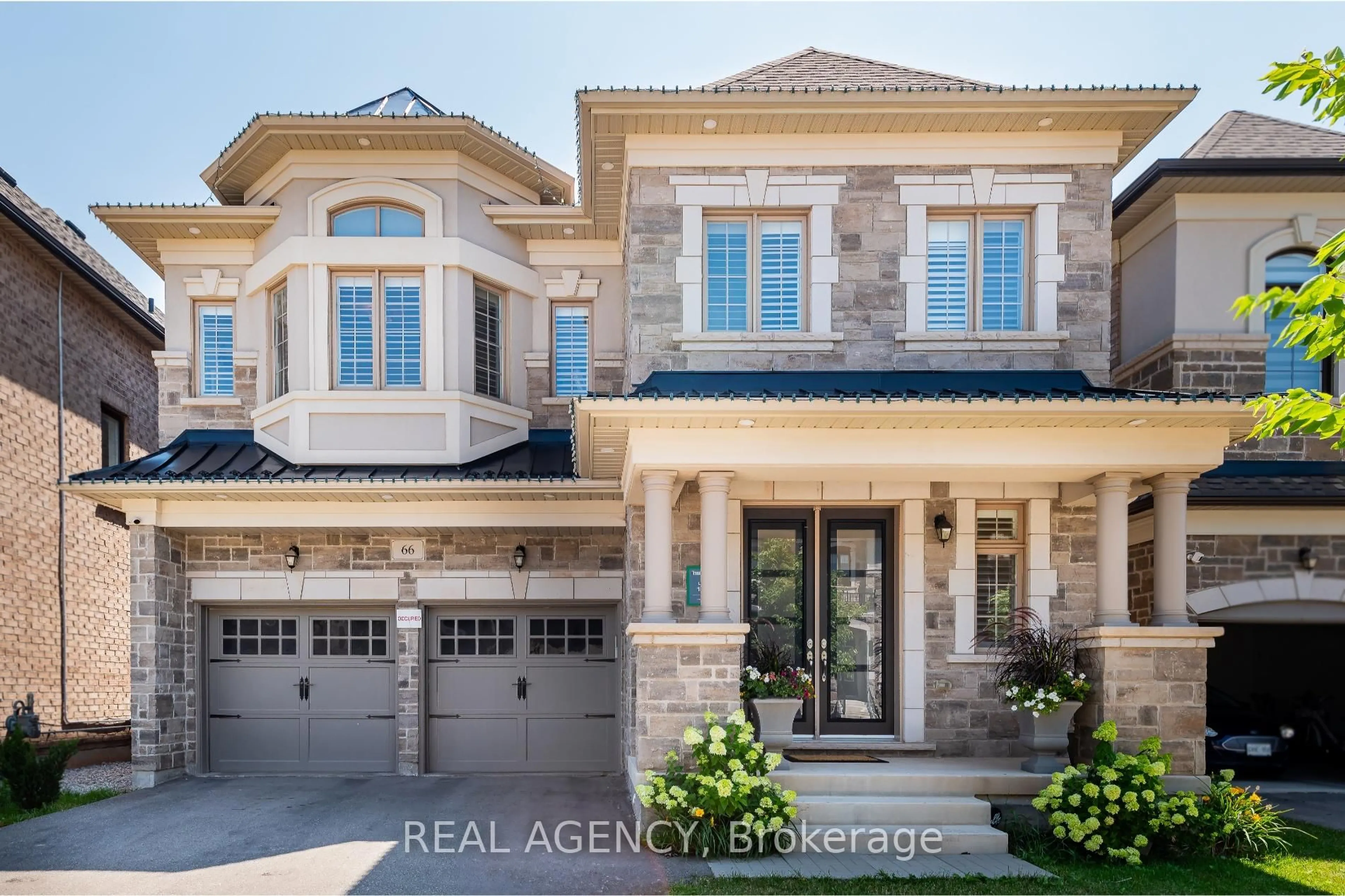 Home with brick exterior material, street for 66 Merlin St, Oakville Ontario L6H 0Z4
