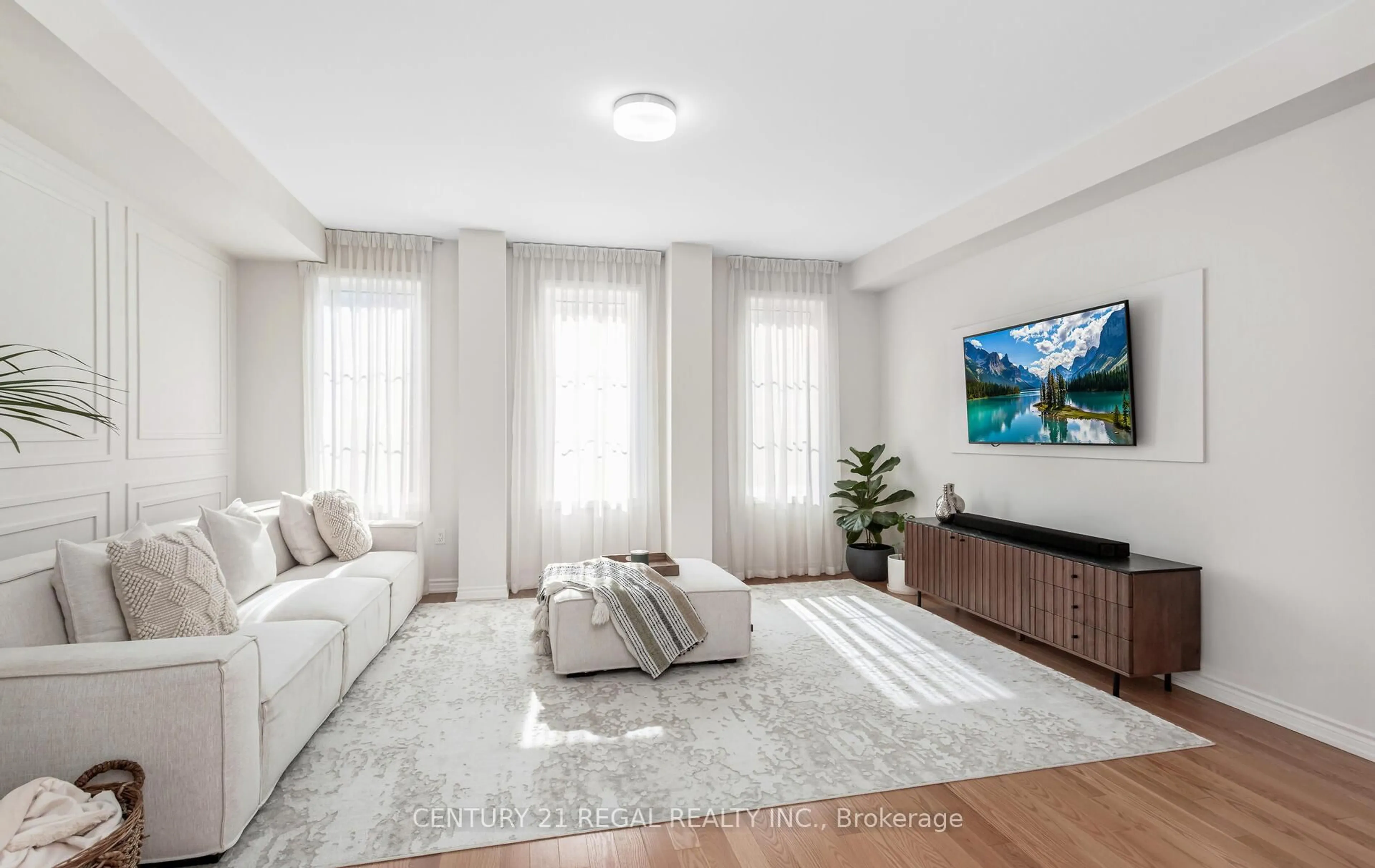 Living room with furniture, unknown for 24 Arcola St, Brampton Ontario L6P 4N7