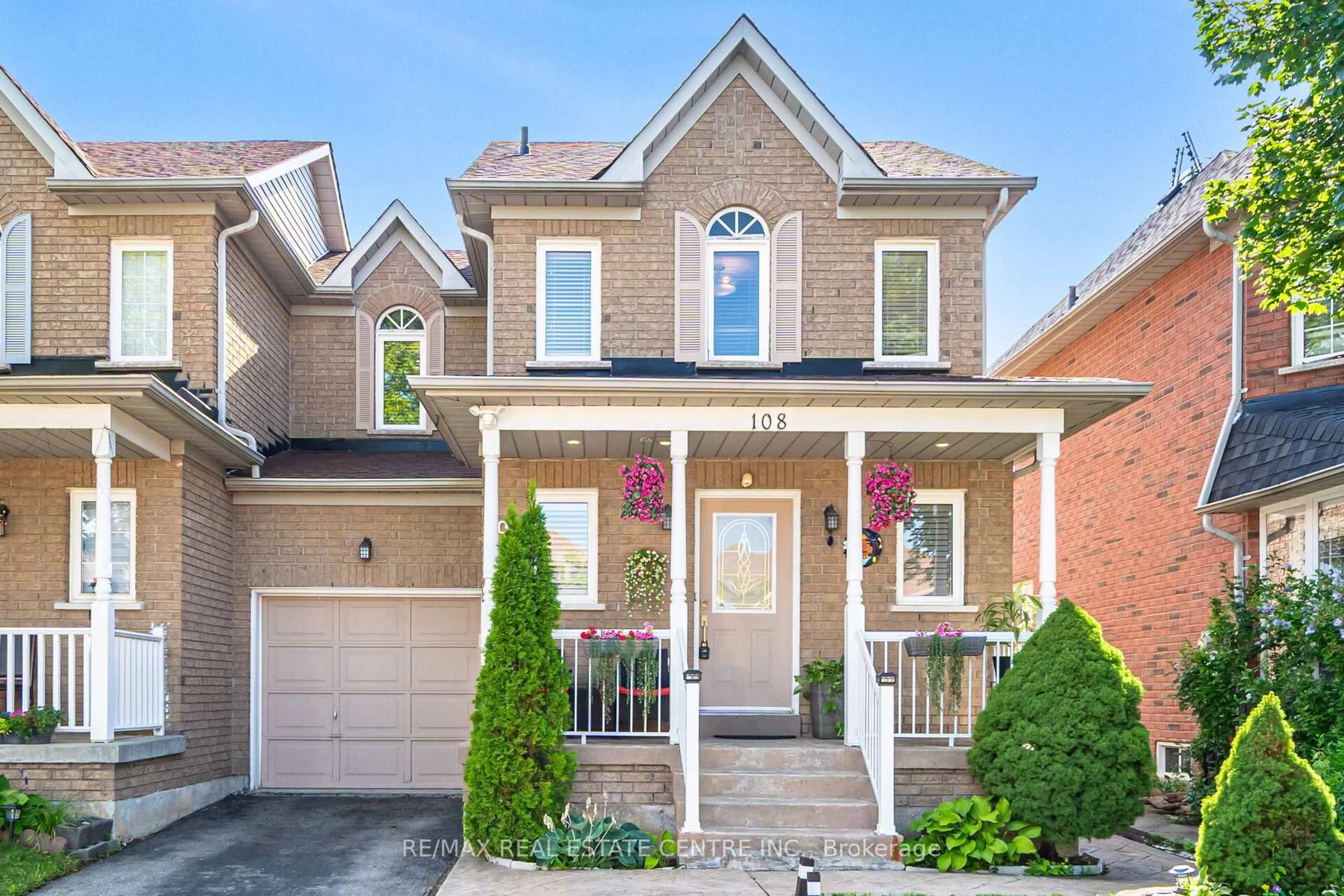 Home with brick exterior material, street for 108 Barleyfield Rd, Brampton Ontario L6R 2J4