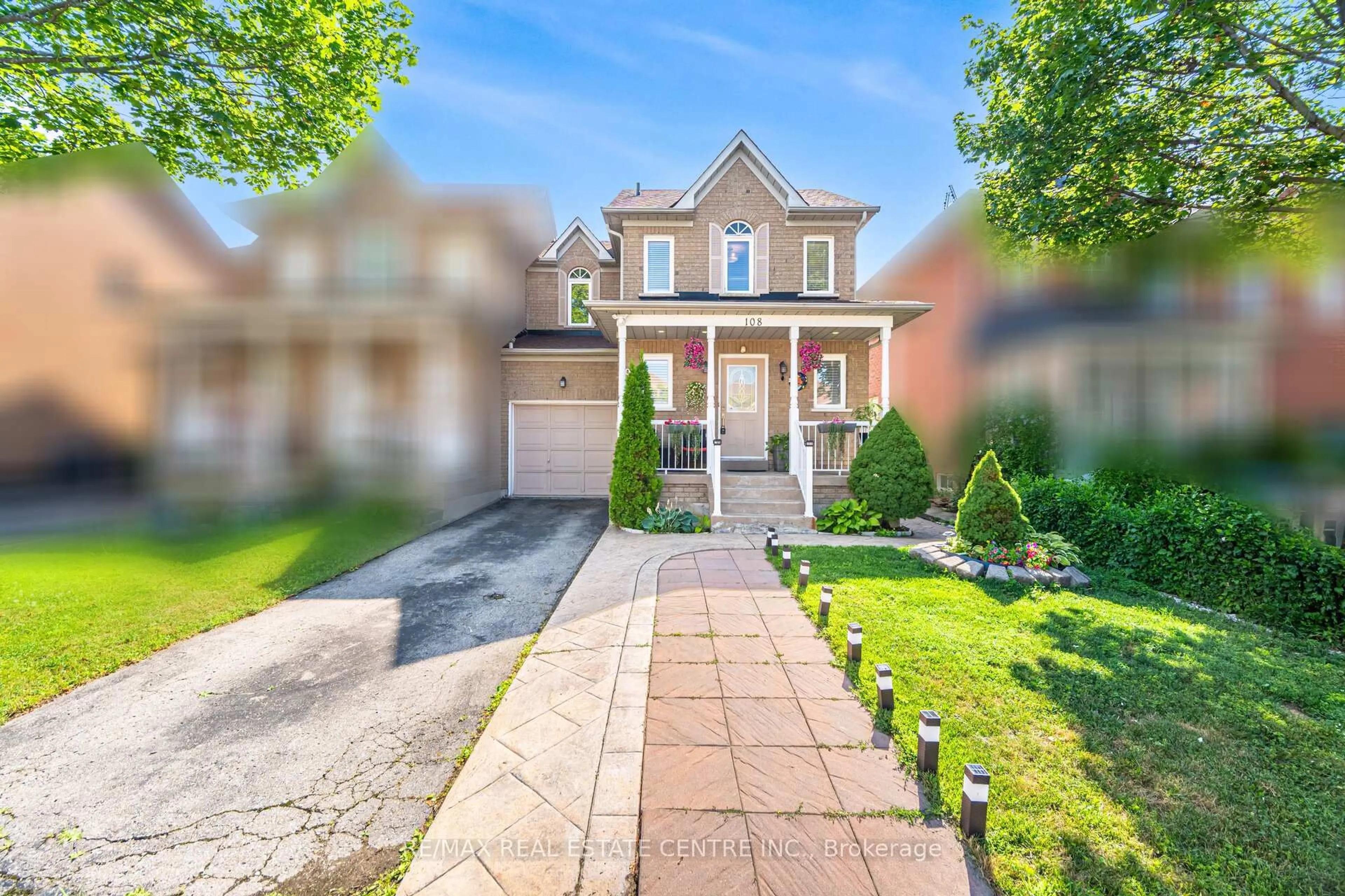Home with brick exterior material, street for 108 Barleyfield Rd, Brampton Ontario L6R 2J4