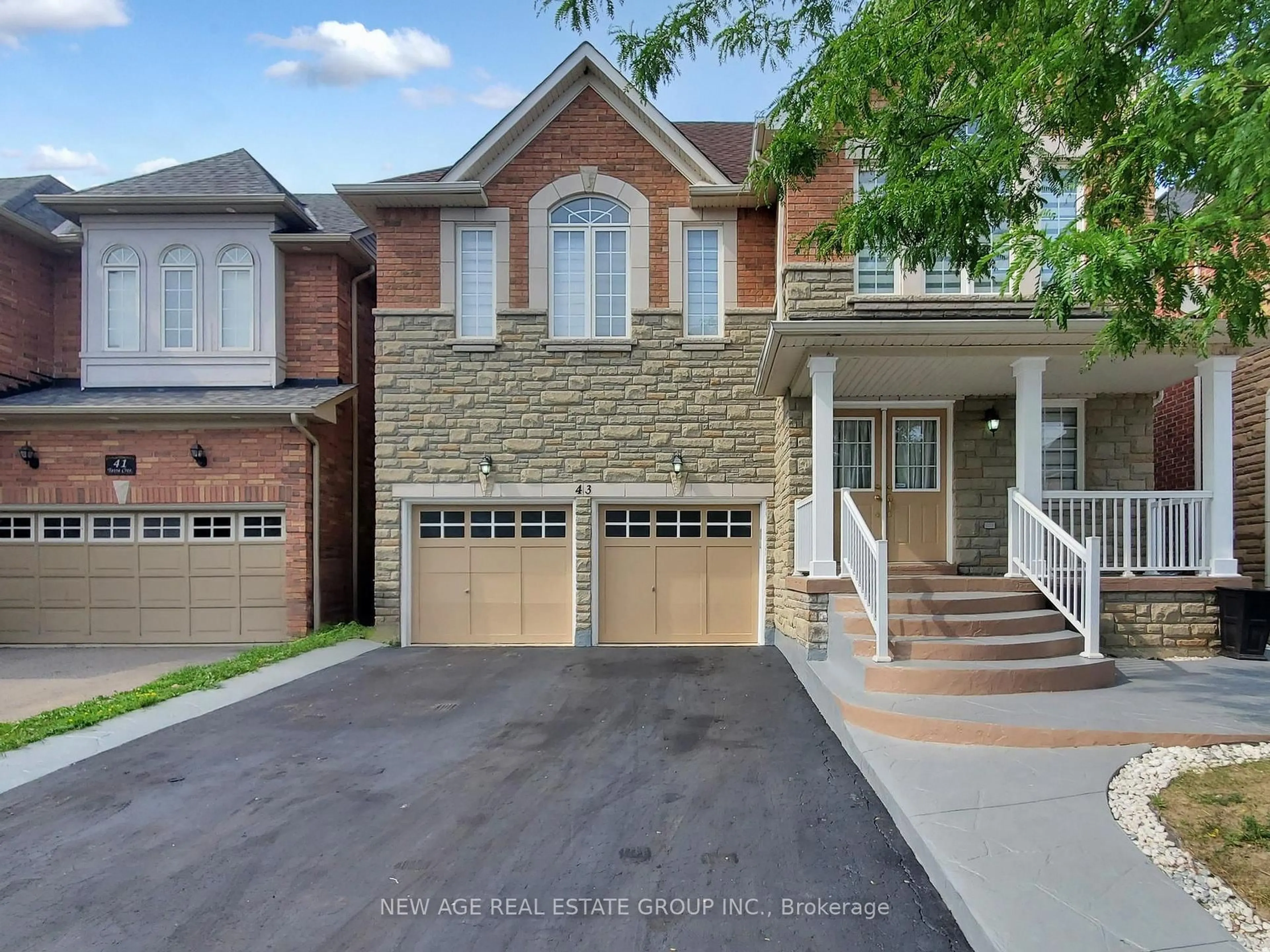 Home with brick exterior material, street for 43 Tatra Cres, Brampton Ontario L6Y 0K6